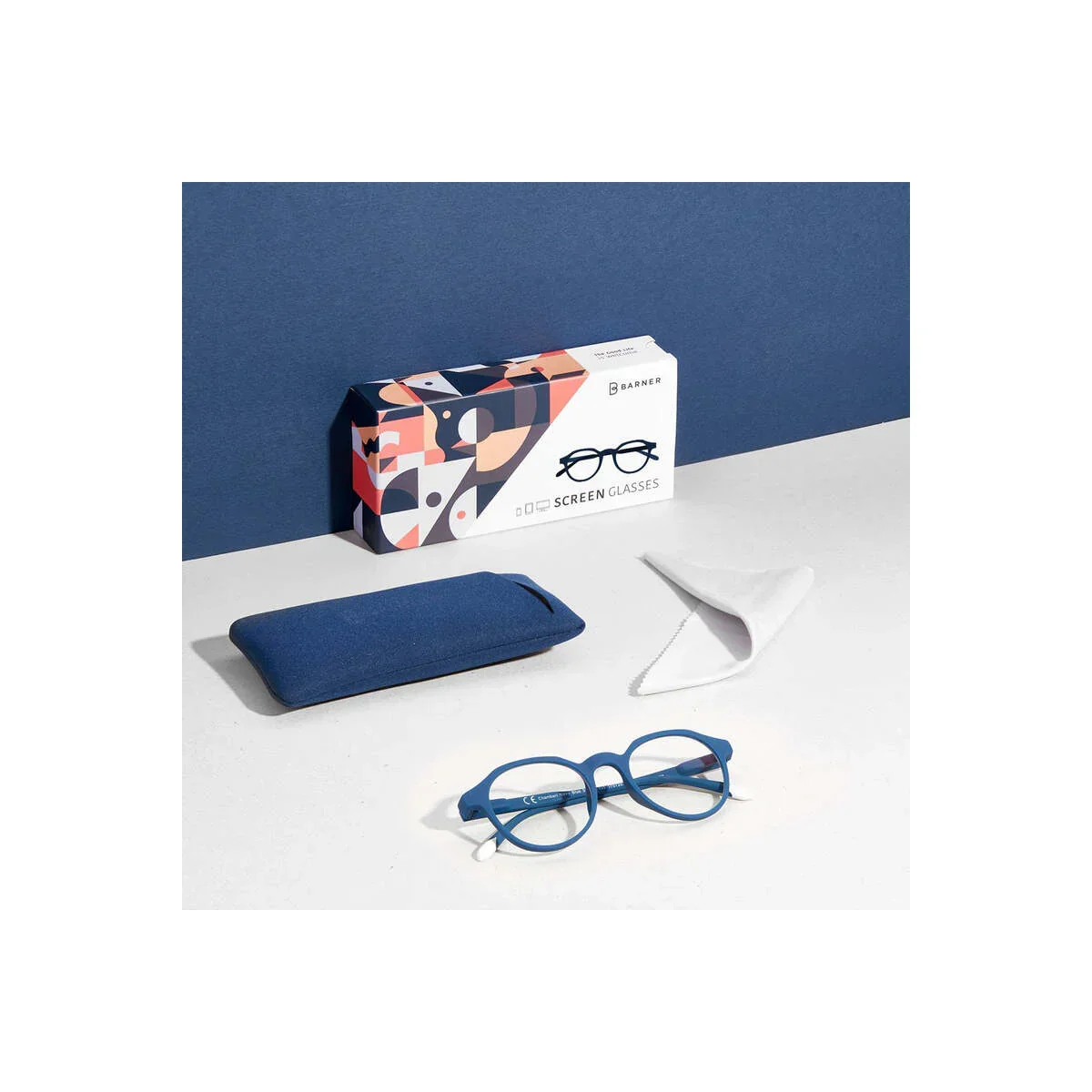 Ochelari BARNER de protectie pentru laptop Navy Blue, Bleumarin - Image 5
