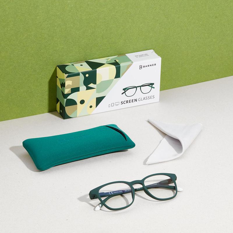 Ochelari BARNER de protectie pentru laptop Dalston, Verde Inchis - Image 4
