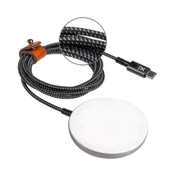 Pad Xtorm, Incarcator Magnetic wireless, Argintiu - Image 5