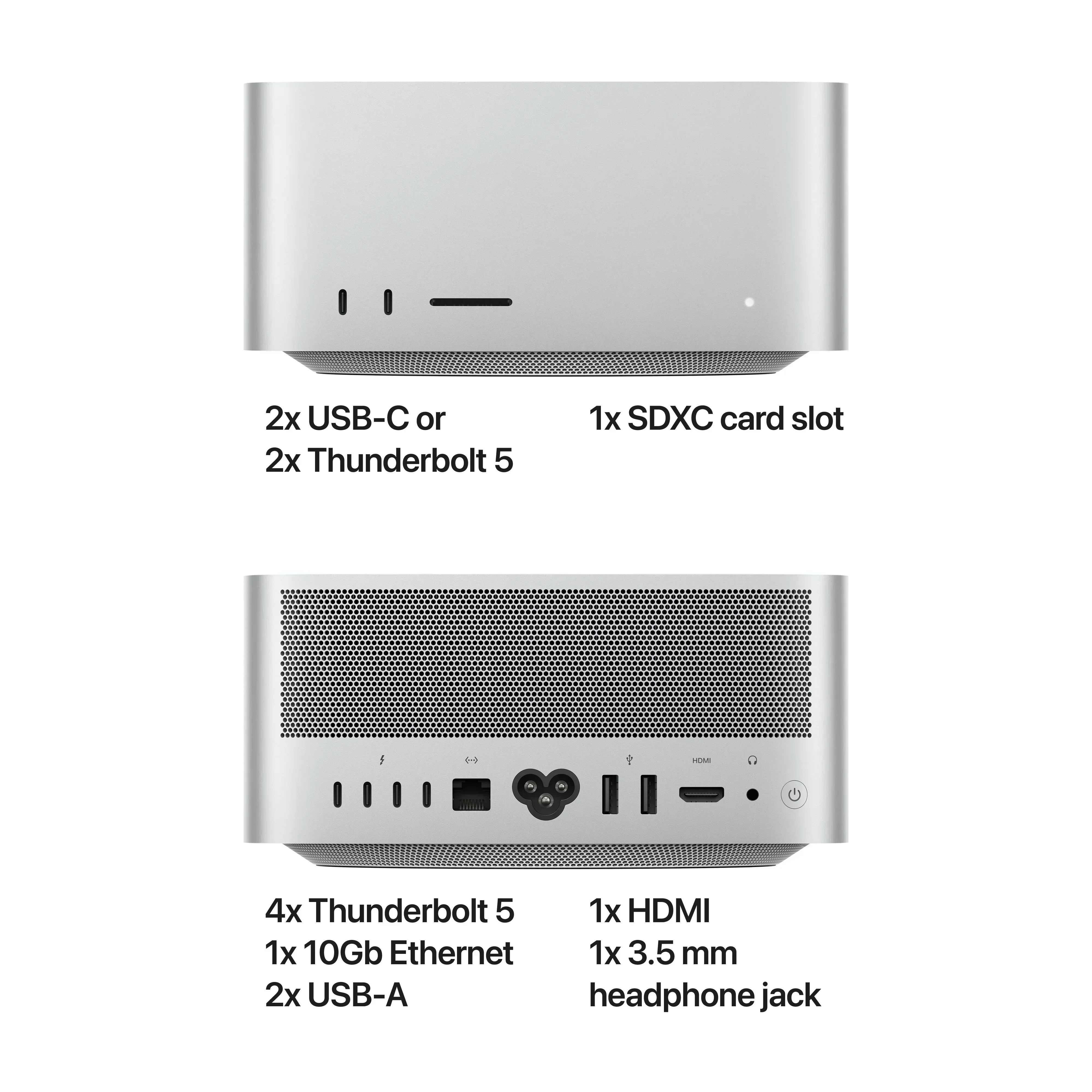 Mac Studio, procesor Apple M3 Ultra, 28 nuclee CPU and 60 nuclee GPU, 96GB, 1TB - Image 5
