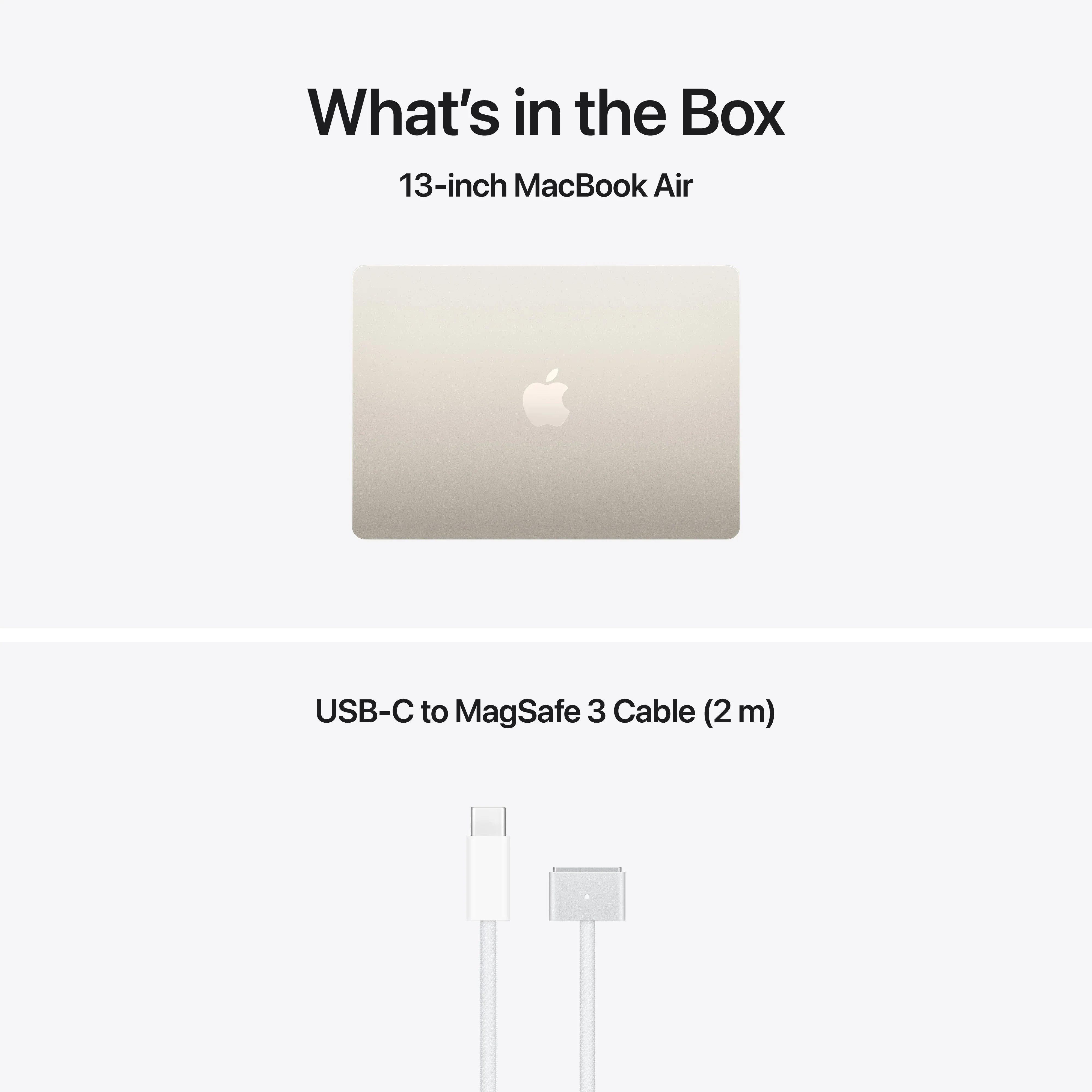 Produs configurabil: MacBook Air 13", procesor Apple M5, 10 nuclee CPU si 10 nuclee GPU, 32GB, 2TB SSD, Starlight, US KB - Image 3