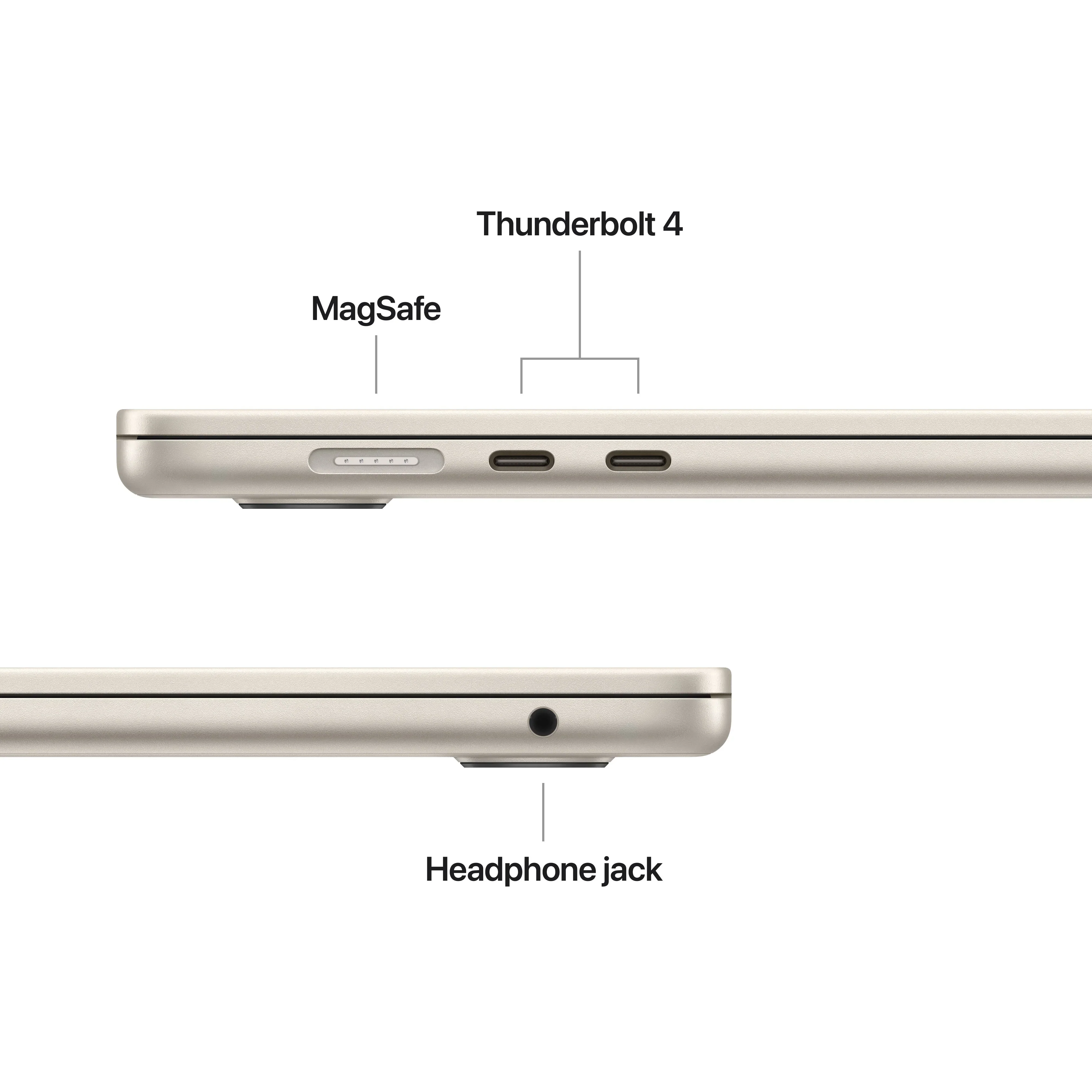 Produs configurabil: MacBook Air 15", procesor Apple M5, 10 nuclee CPU si 10 nuclee GPU, 16GB, 2TB SSD, Starlight, RO KB - Image 6