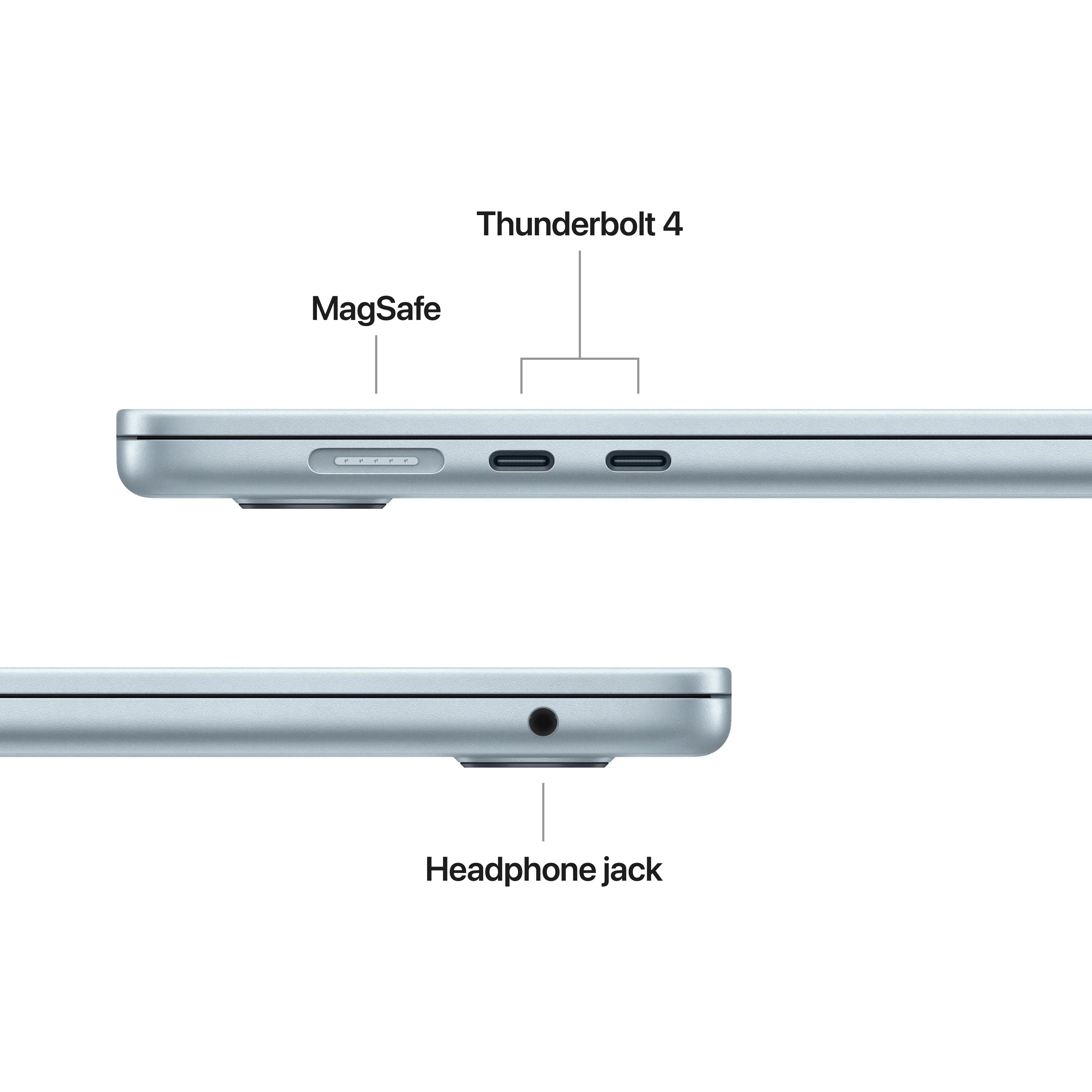 Produs configurabil: MacBook Air 15", procesor Apple M5, 10 nuclee CPU si 10 nuclee GPU, 16GB, 512GB SSD, Sky Blue, RO KB - Image 6