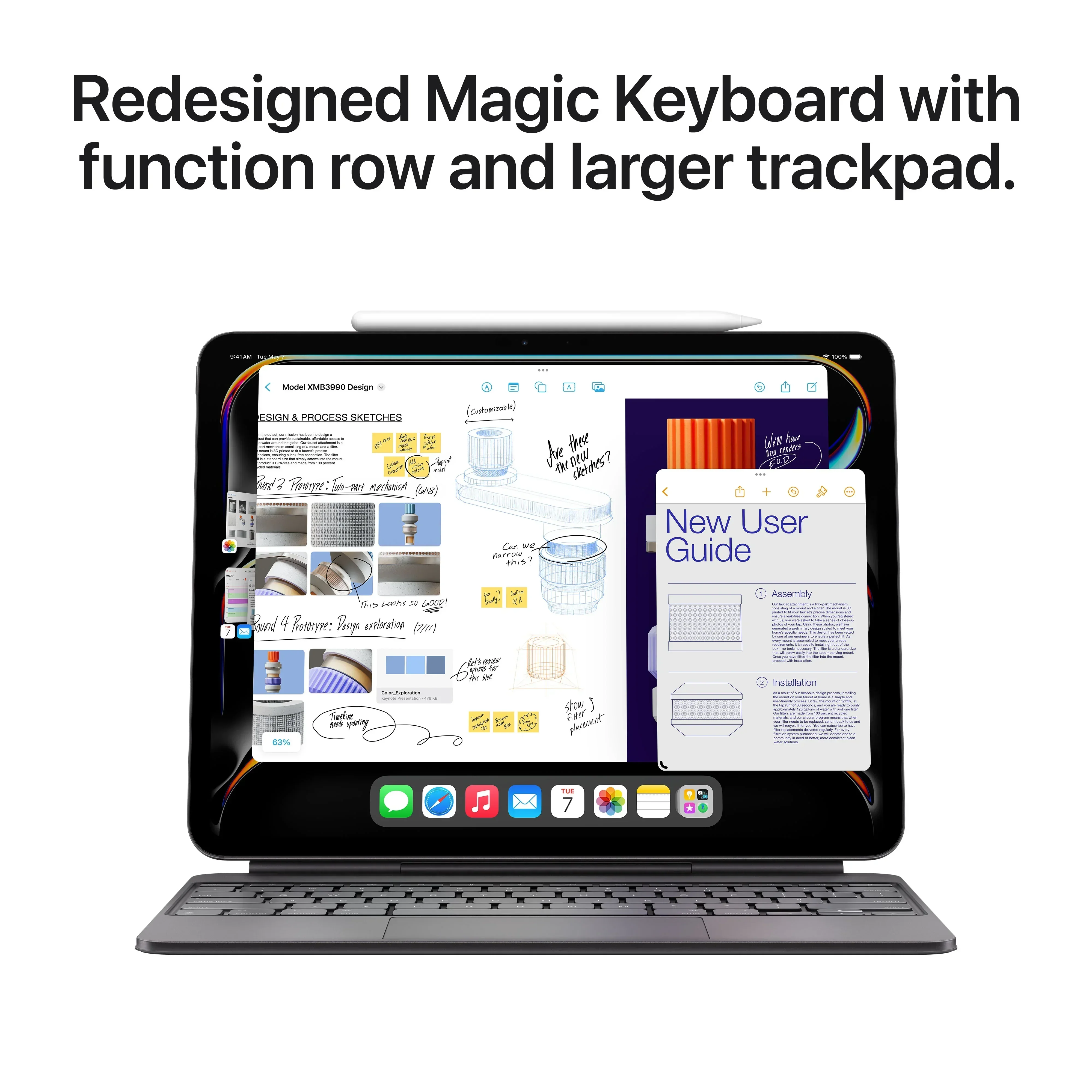 Resigilat: iPad Pro 13" M4, 256GB, Wi-Fi, Standard Glass, Silver - Image 8