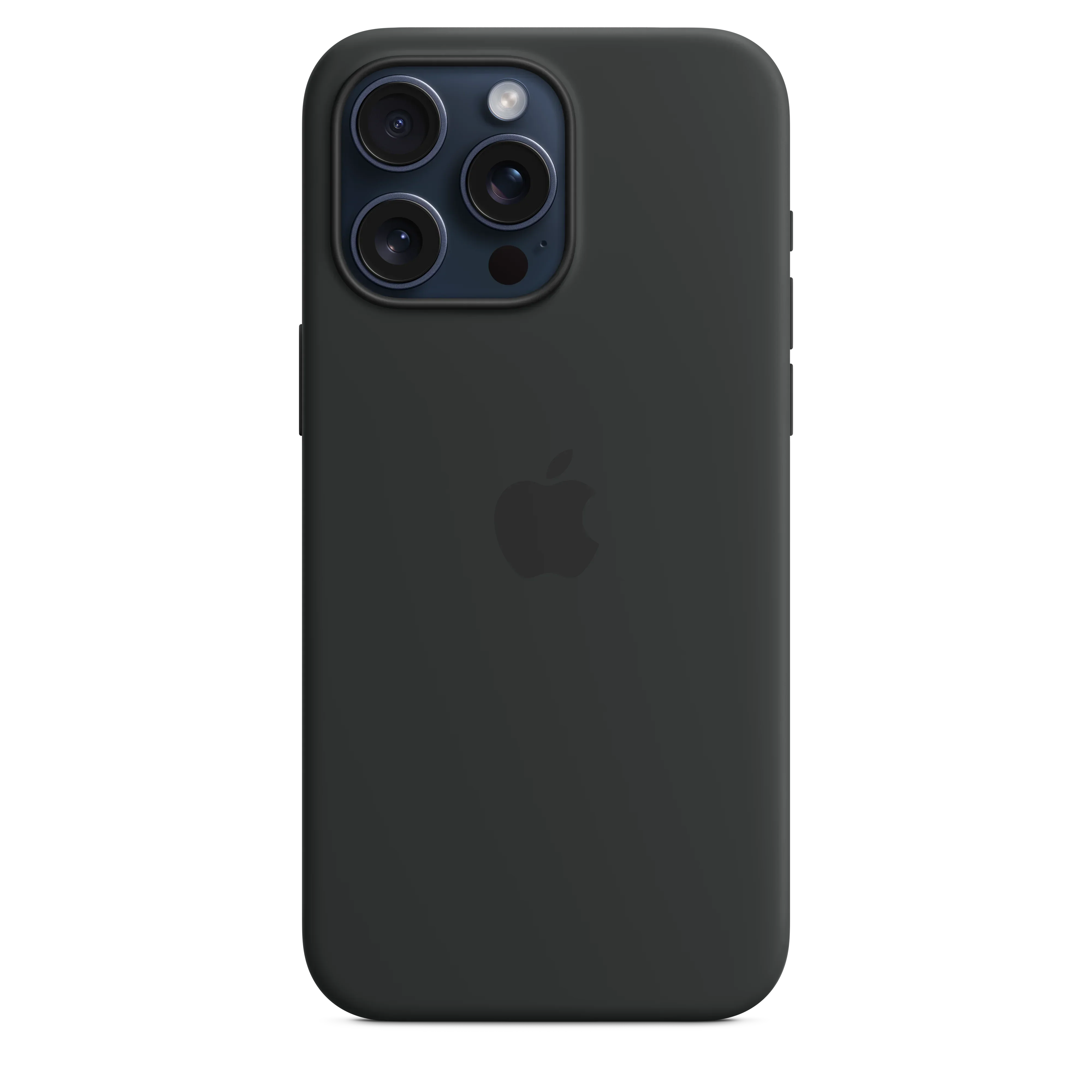 Resigilat: Husa de protectie Apple cu MagSafe pentru iPhone 15 Pro, Silicon, Negru - Image 2