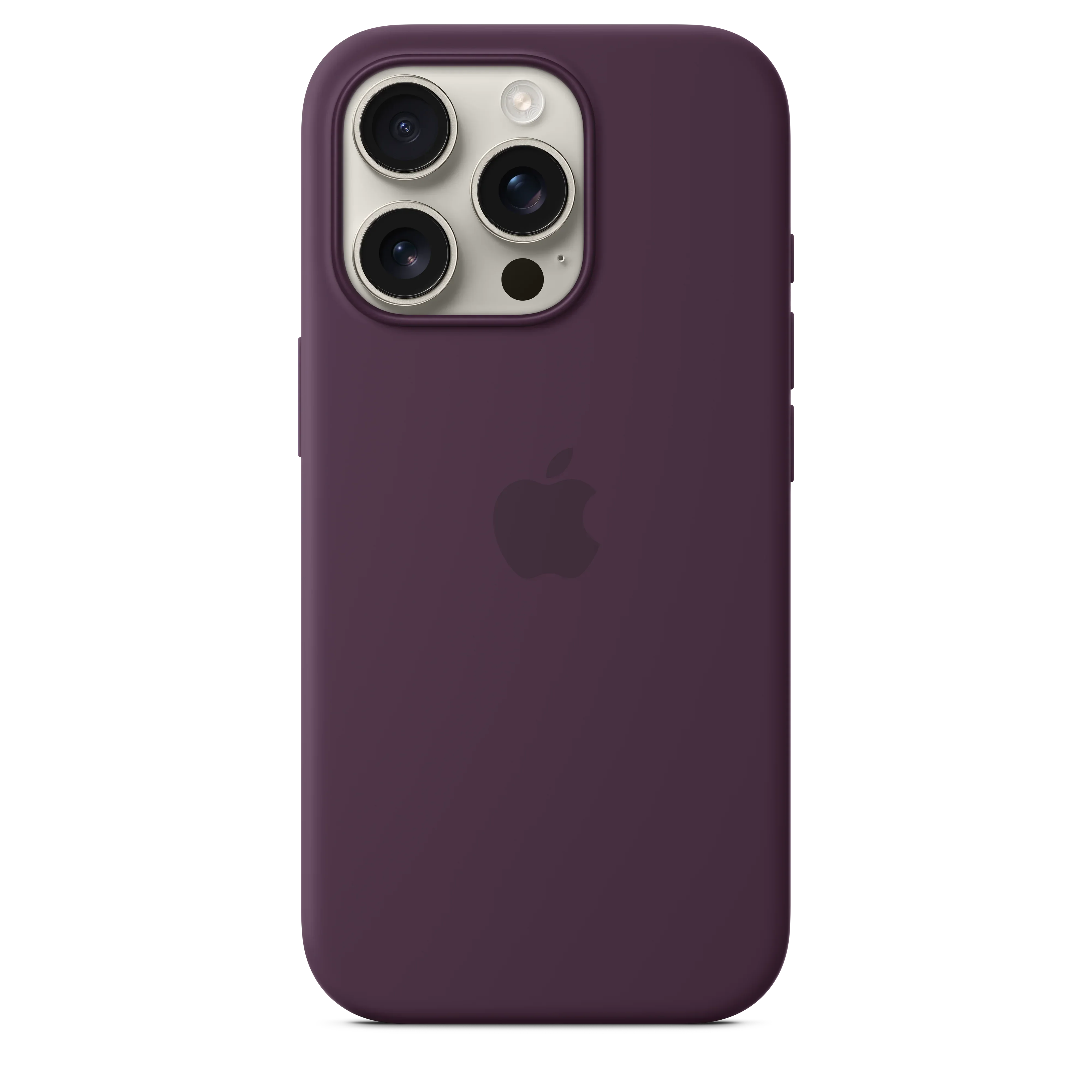 Husa de protectie Apple cu MagSafe pentru iPhone 16 Pro, Silicon, Plum - Image 2