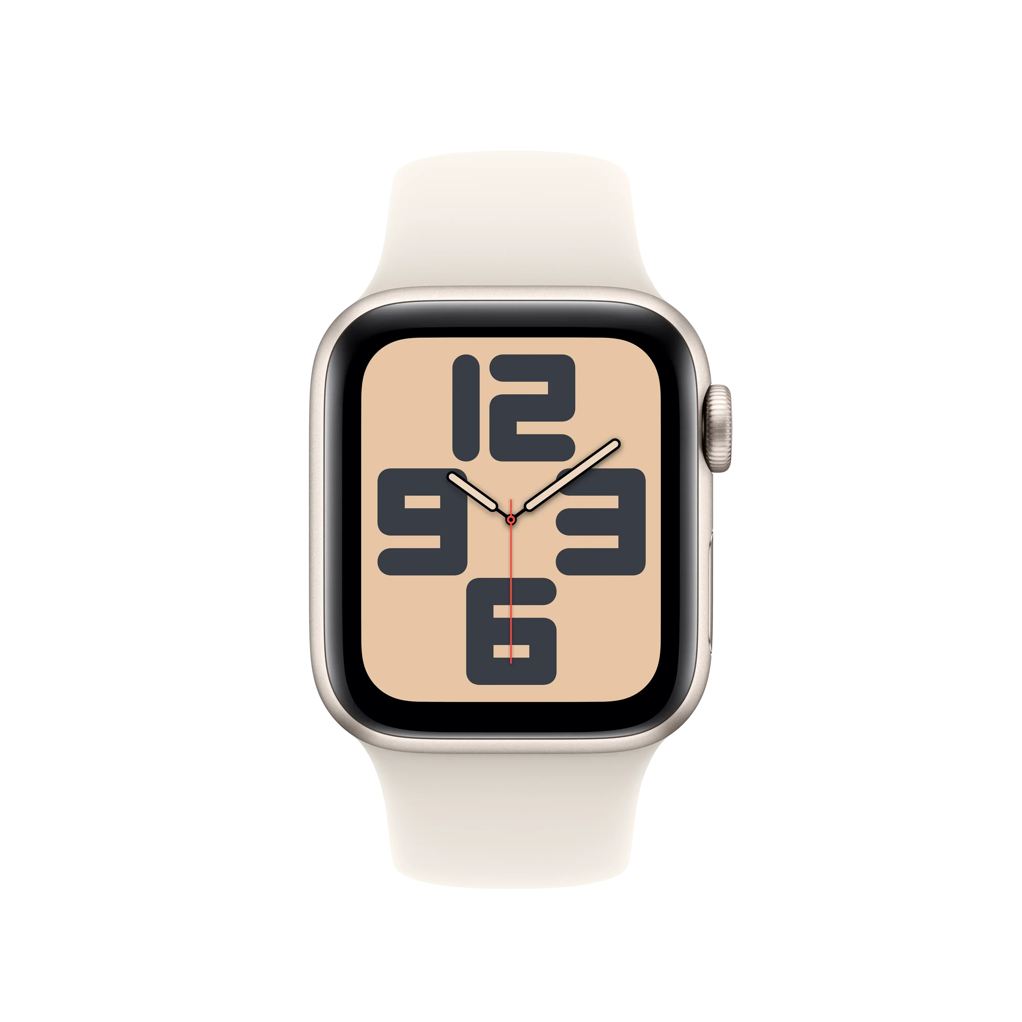 Curea Apple pentru Apple Watch 40mm Sport Band, Starlight Sport Band, S/M - Image 3