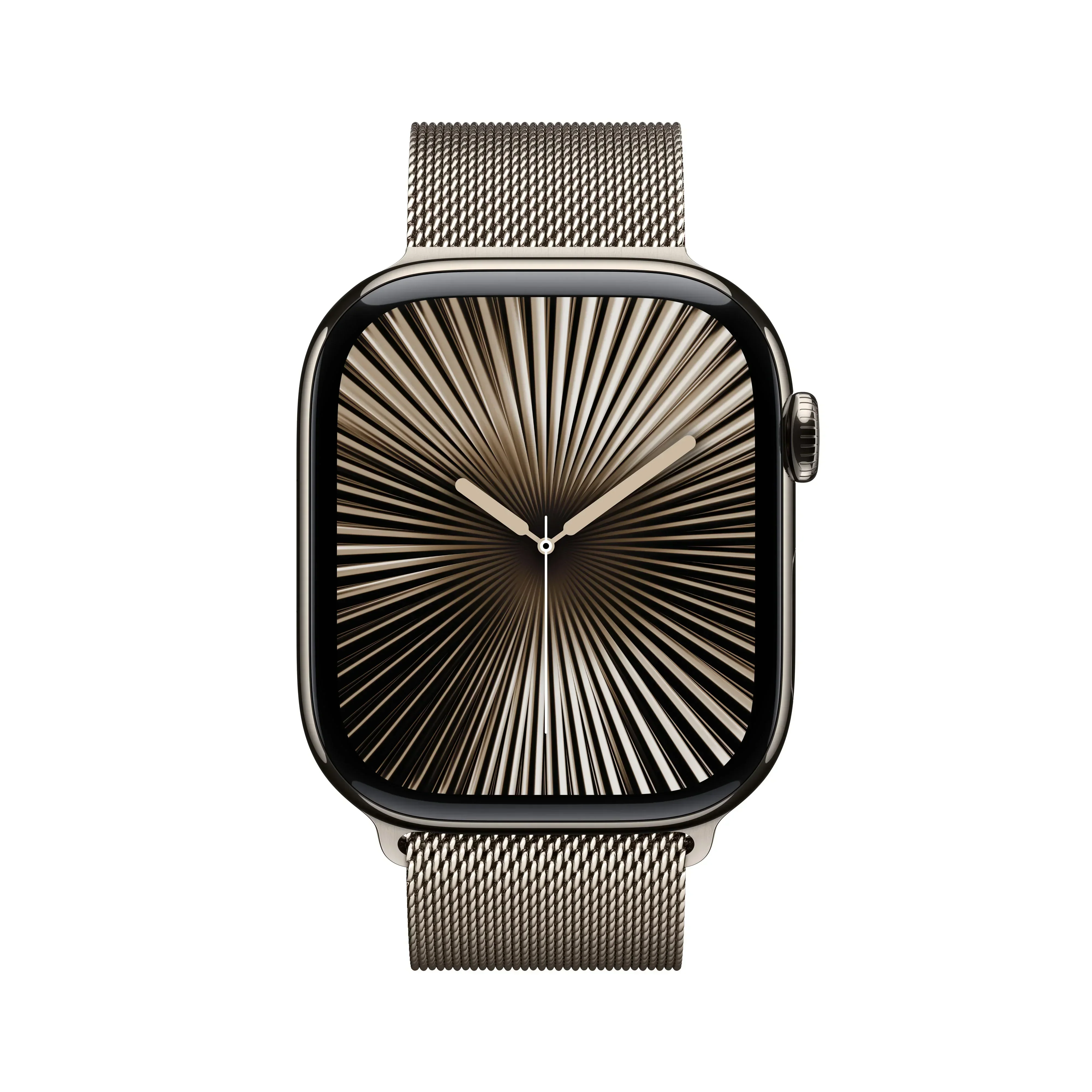 Resigilat: Apple Watch Series 10 GPS + Cellular, 46mm Natural Titanium Case, Natural Milanese Loop - M/L - Image 2
