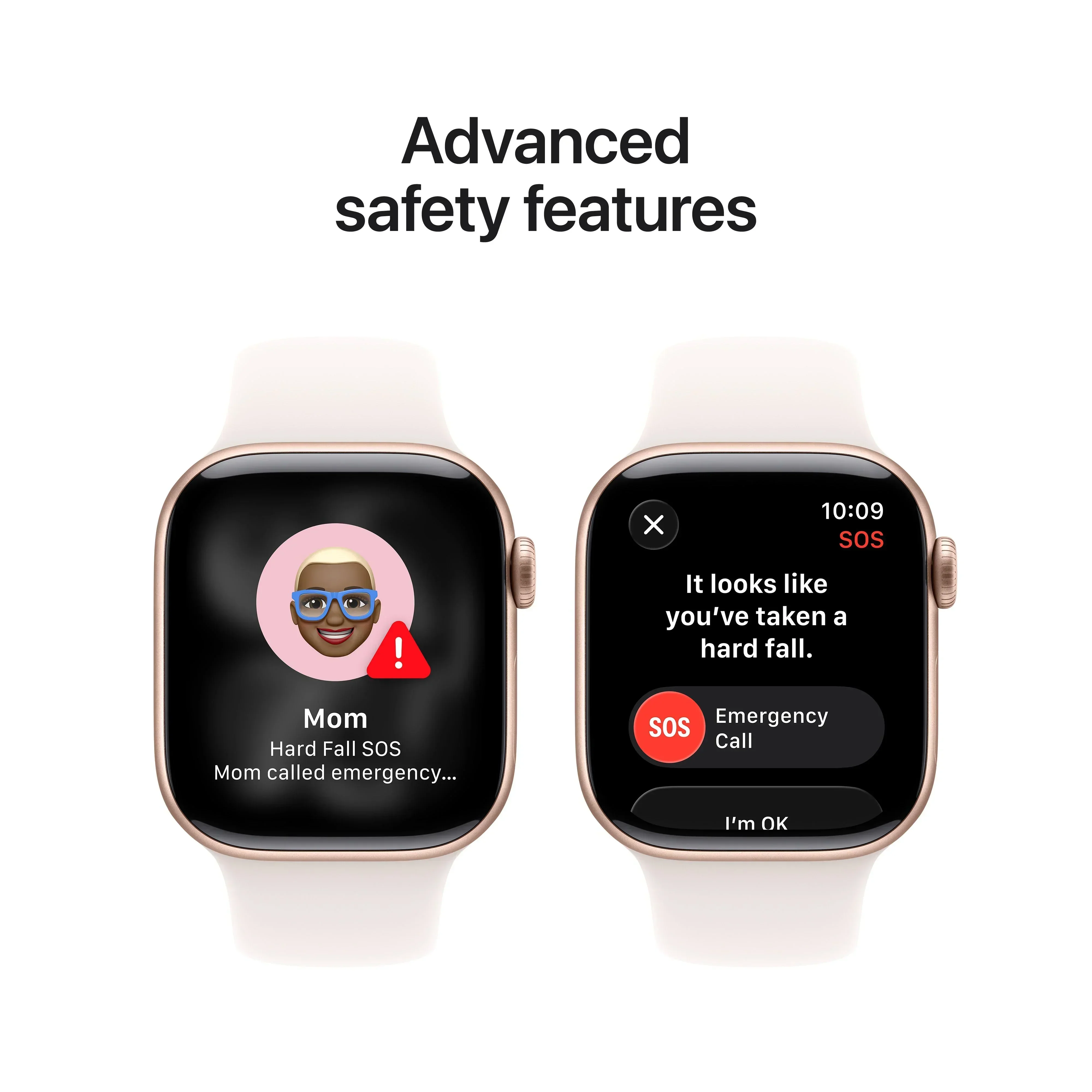 Resigilat: Apple Watch Series 11 GPS 42mm Rose Gold Aluminium Case with Light Blush Sport Band - M/L - Image 6