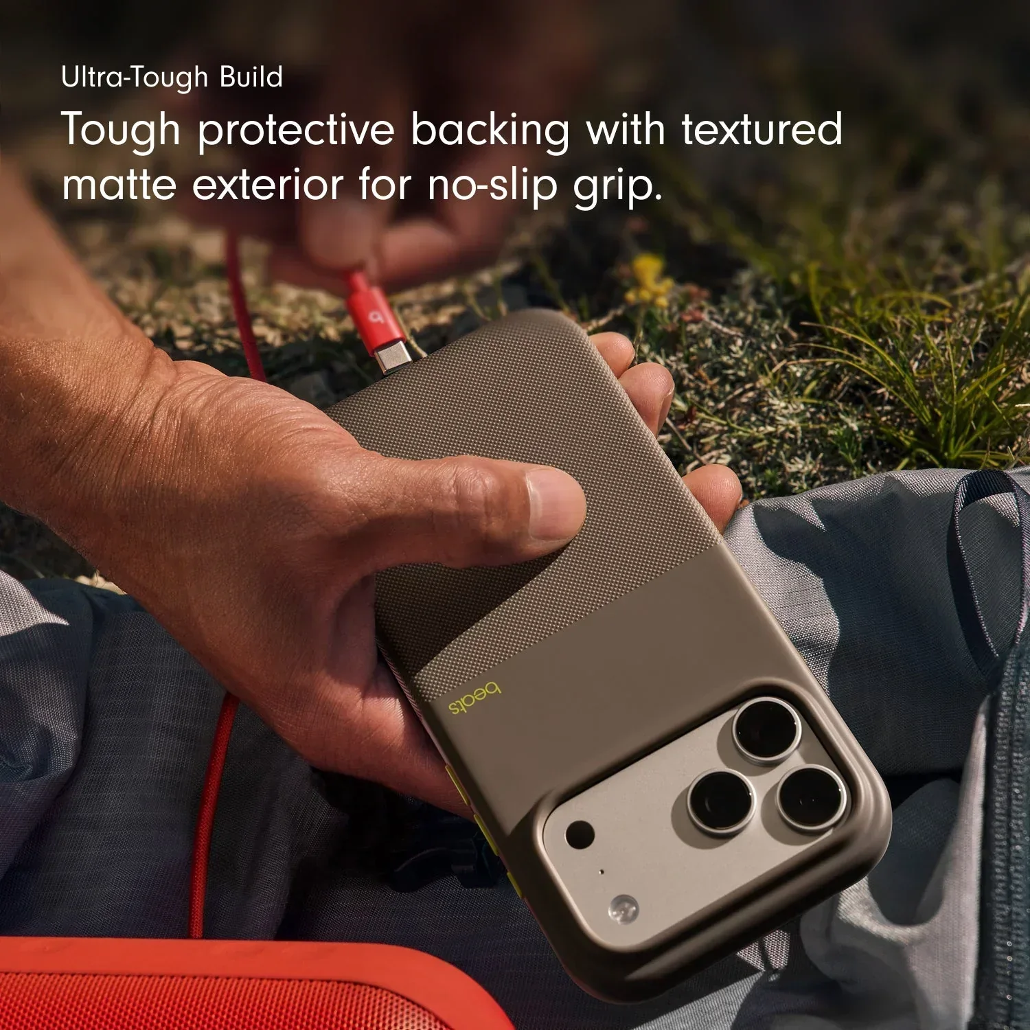 Husa de protectie Apple Beats Rugged pentru iPhone 17 Pro Max cu MagSafe și control al camerei, Alpine Gray - Image 5