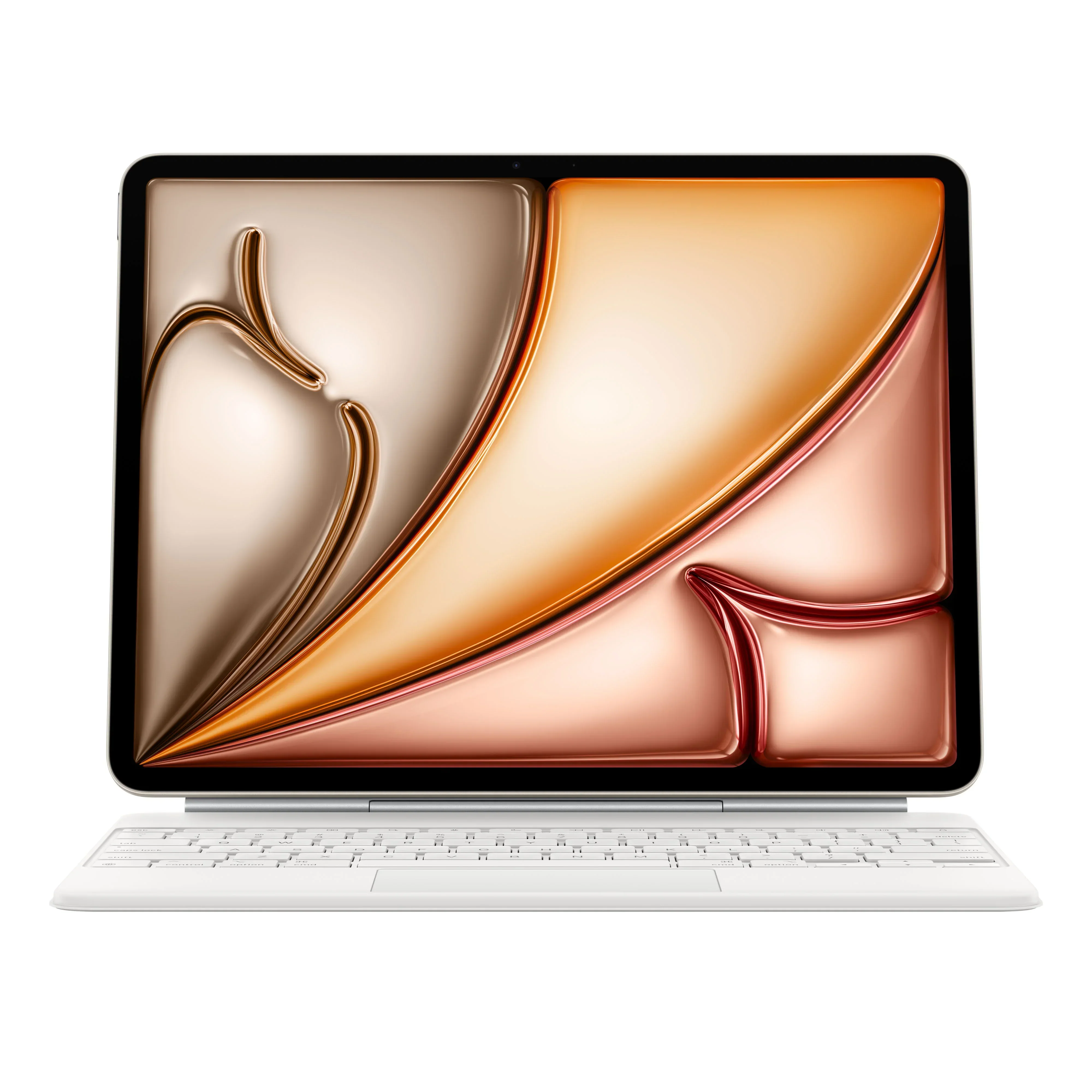 Resigilat: Husa cu tastatura Apple Magic Keyboard pentru iPad Air 13" (M3) Alb, layout INT - Image 2