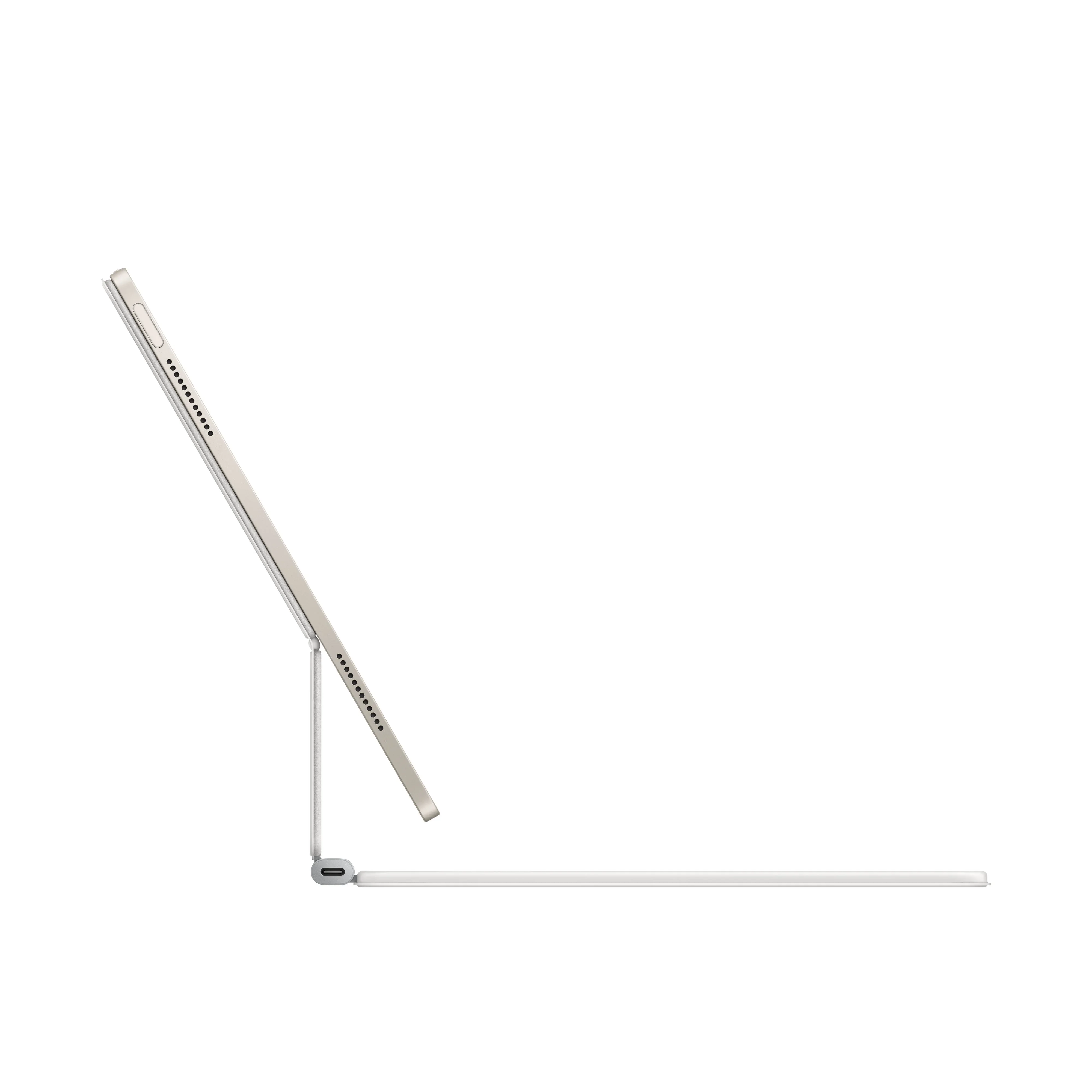 Resigilat: Husa cu tastatura Apple Magic Keyboard pentru iPad Air 13" (M3) Alb, layout INT - Image 3