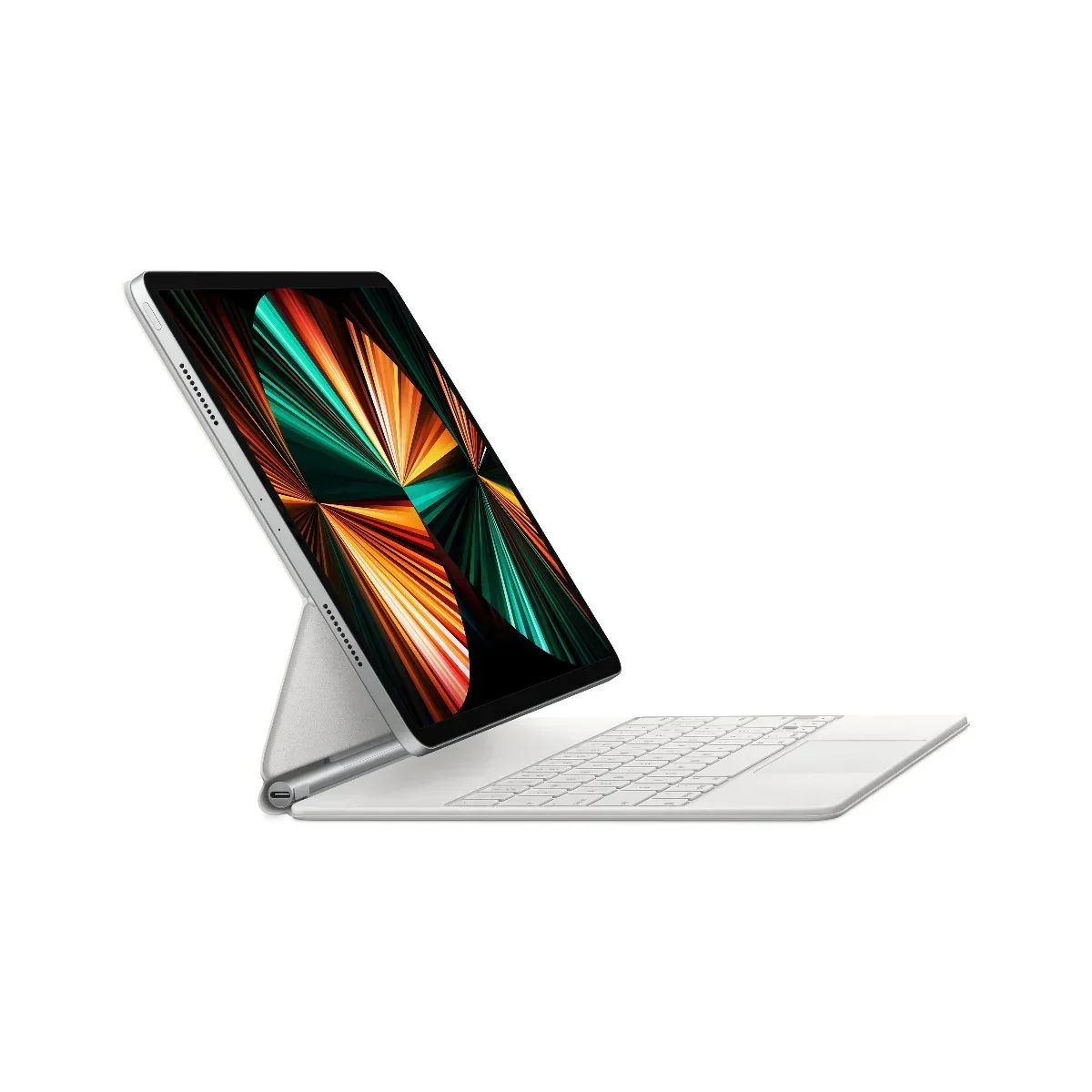 Resigilat: Husa cu tastatura Apple Magic Keyboard pentru iPad Pro 11" (gen.3) / iPad Air (gen.4) Alb, layout INT - Image 2