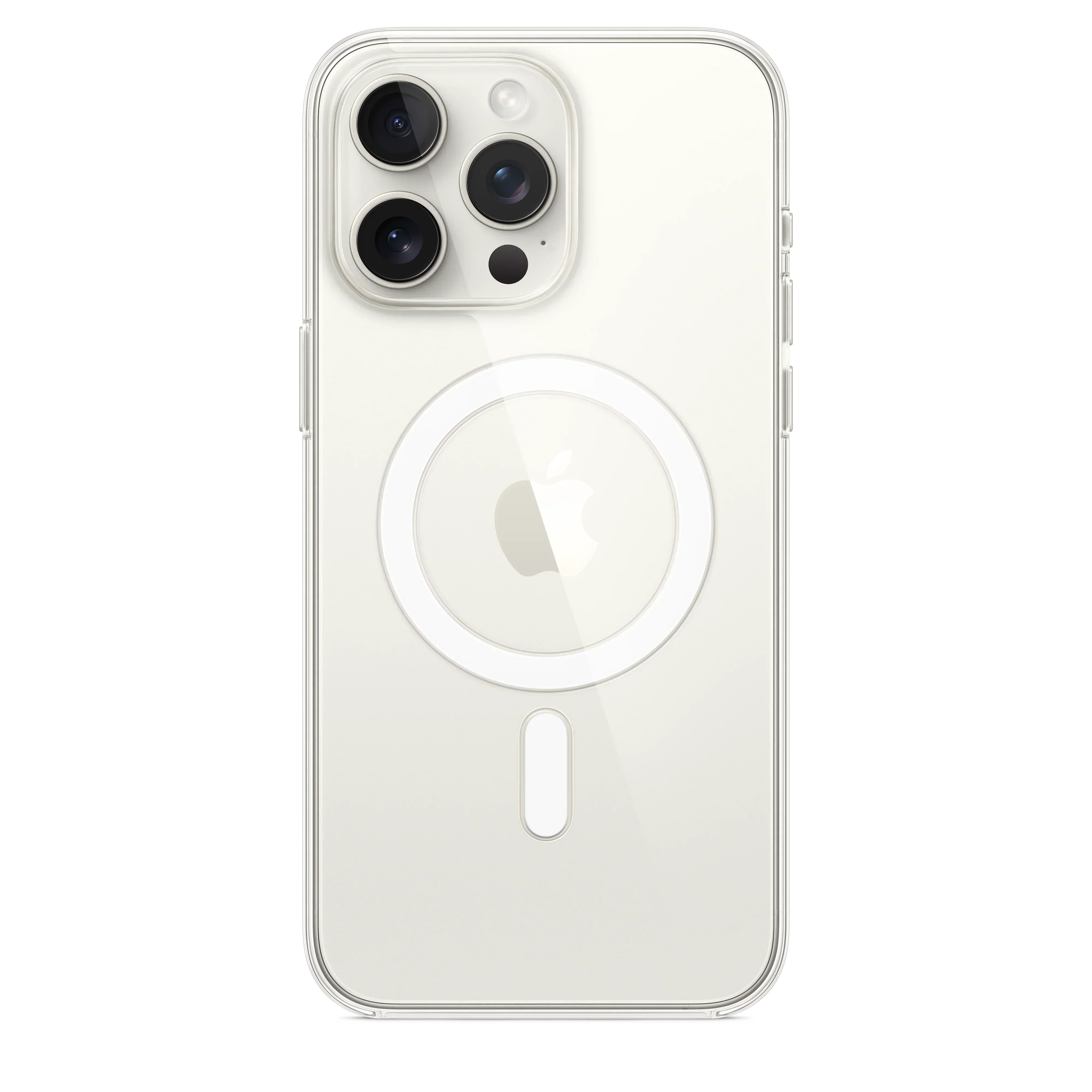Resigilat: Husa de protectie Apple cu MagSafe pentru iPhone 15 Pro Max, Transparent - Image 3
