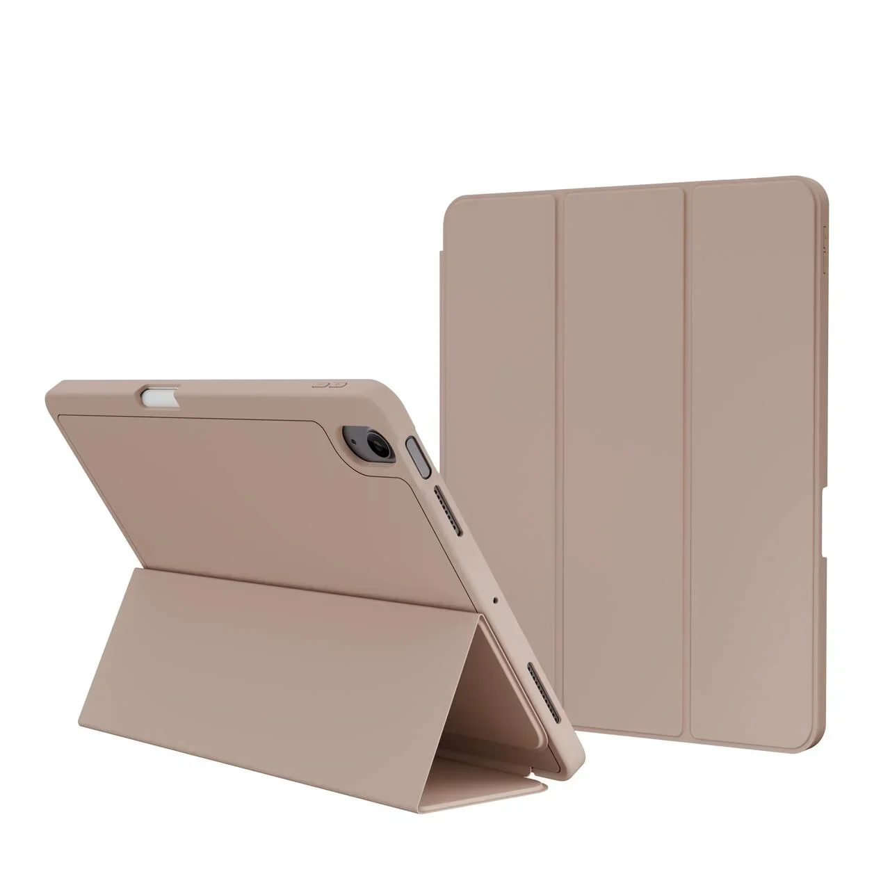 Husa de protectie NOA Rollcase pentru iPad Air 11" M2, cu suport pentru stilou, Roz - Image 5
