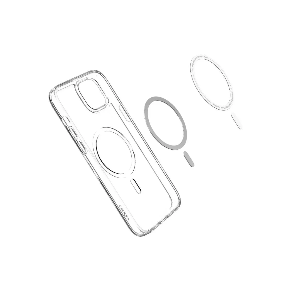 Resigilat: Husa de protectie Spigen Crystal Hybrid pentru iPhone 14, Alb Transparent - Image 8