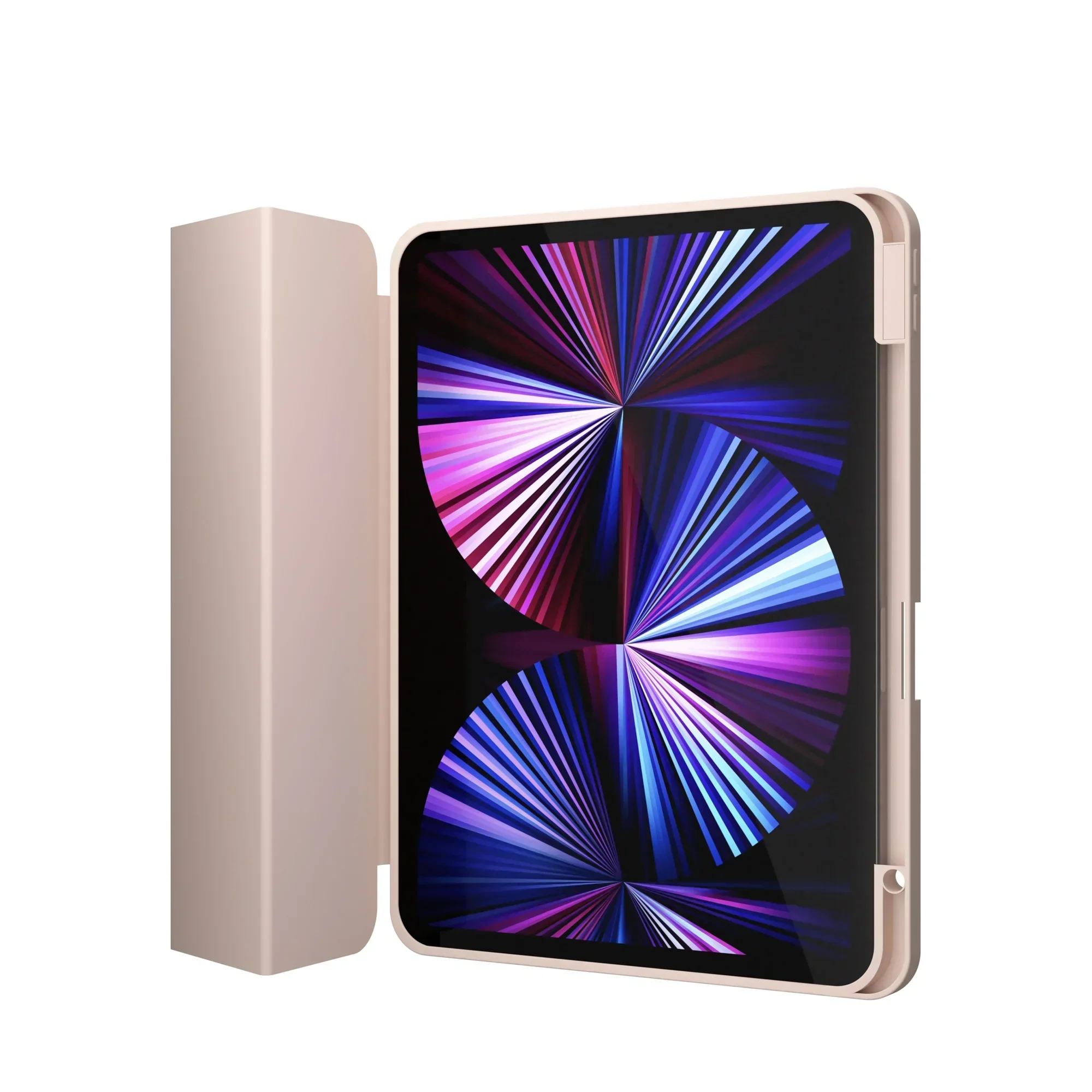 Husa de protectie NOA Rollcase pentru iPad Pro 11" M1-M4, Roz - Image 4