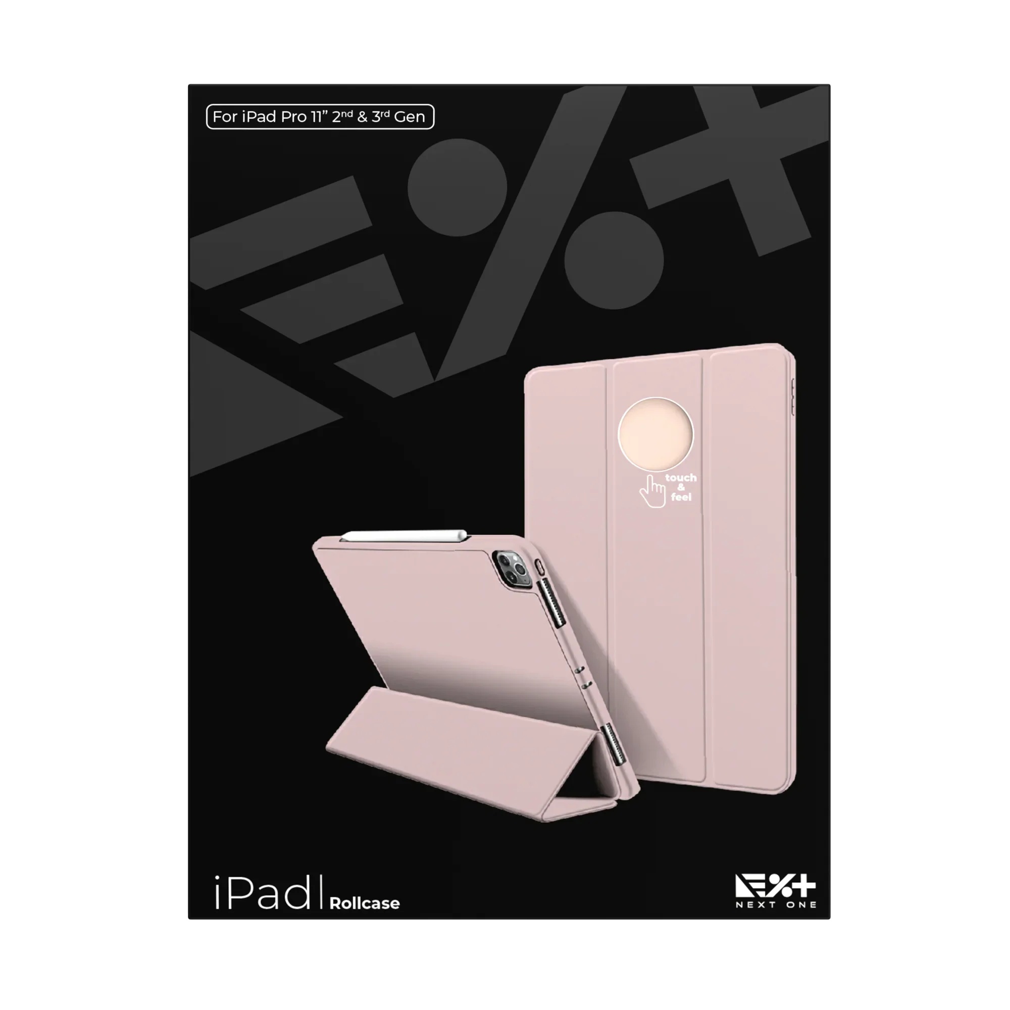 Husa de protectie NOA Rollcase pentru iPad Pro 11" M1-M4, Roz - Image 8