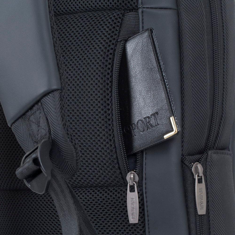 Rucsac laptop Rivacase 8125, 14", Negru - Image 7