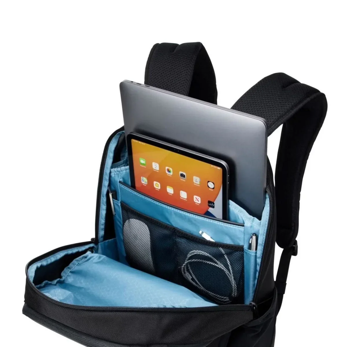 Rucsac urban cu compartiment laptop, Thule, Accent, 23L, Negru - Image 4