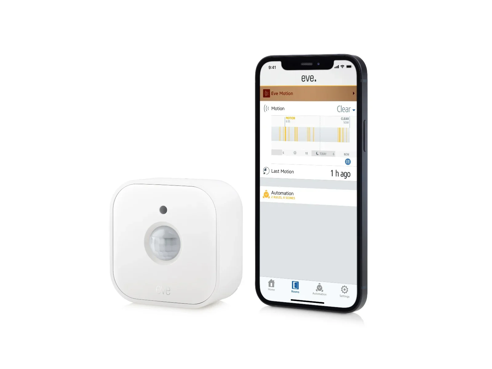Senzor de miscare Eve Motion Wireless Sensor - IPX3 water resistance - Tread compatible - Image 4
