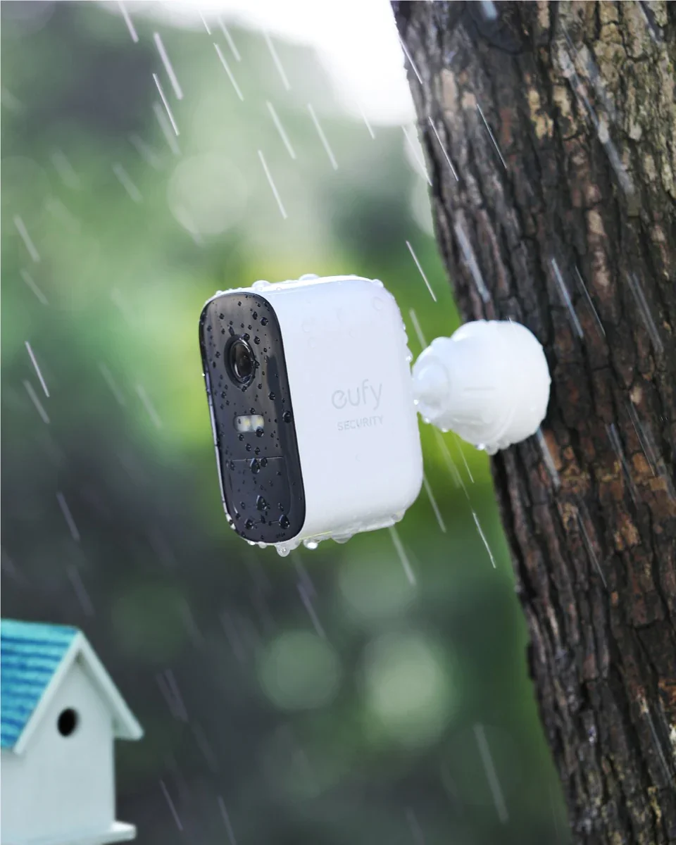Sistem de supraveghere video eufyCam 2C Security wireless, HD 1080p, 2.1 MP, IP67, Nightvision, 2 camere video - Image 4