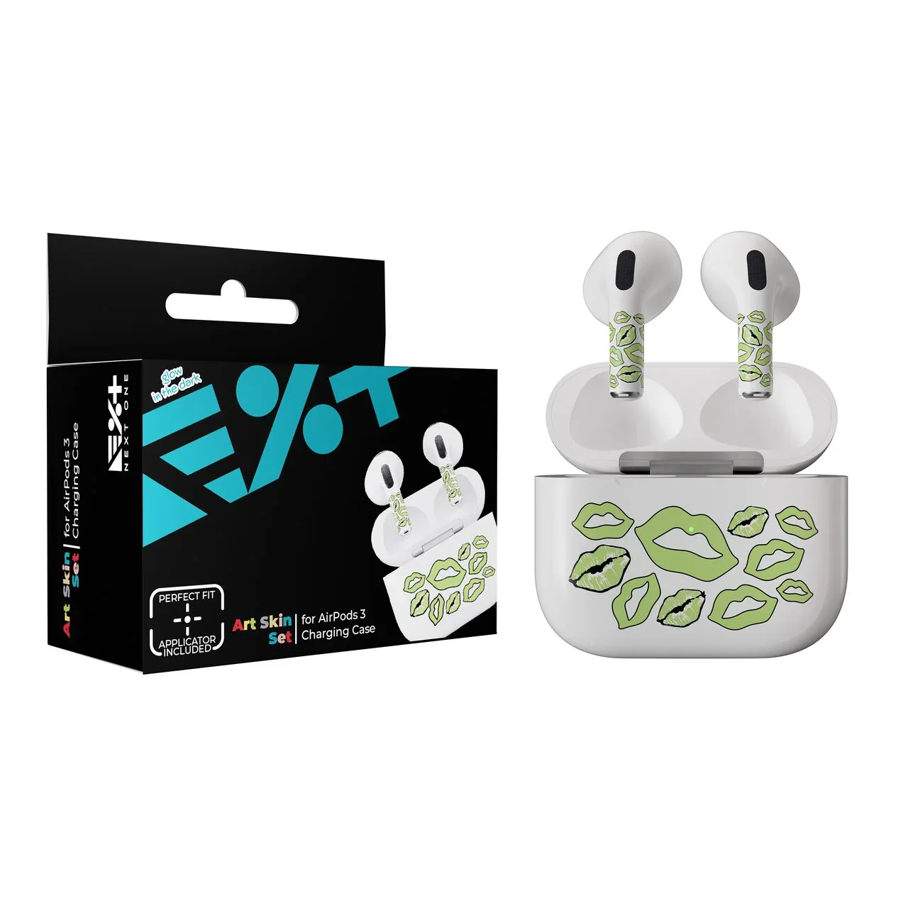 Skin NOA pentru AirPods 3rd Gen. - Buze fosforescente - Image 6