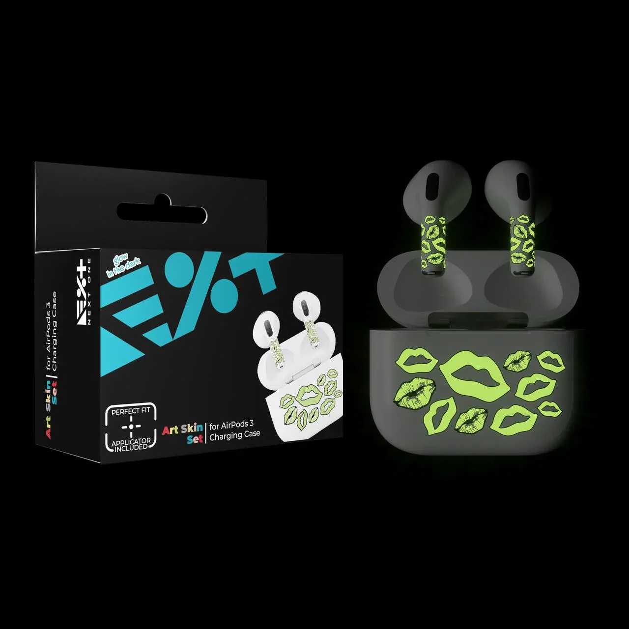 Skin NOA pentru AirPods 3rd Gen. - Buze fosforescente - Image 7
