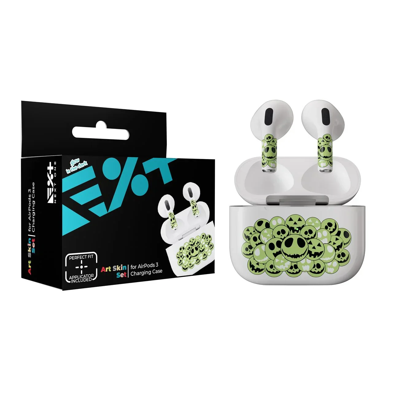 Skin NOA pentru AirPods 3rd Gen. - Halloween, fosforescent - Image 6