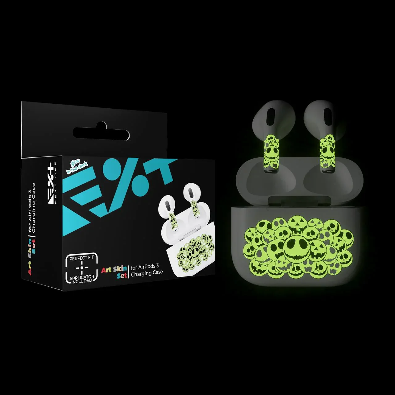 Skin NOA pentru AirPods 3rd Gen. - Halloween, fosforescent - Image 7