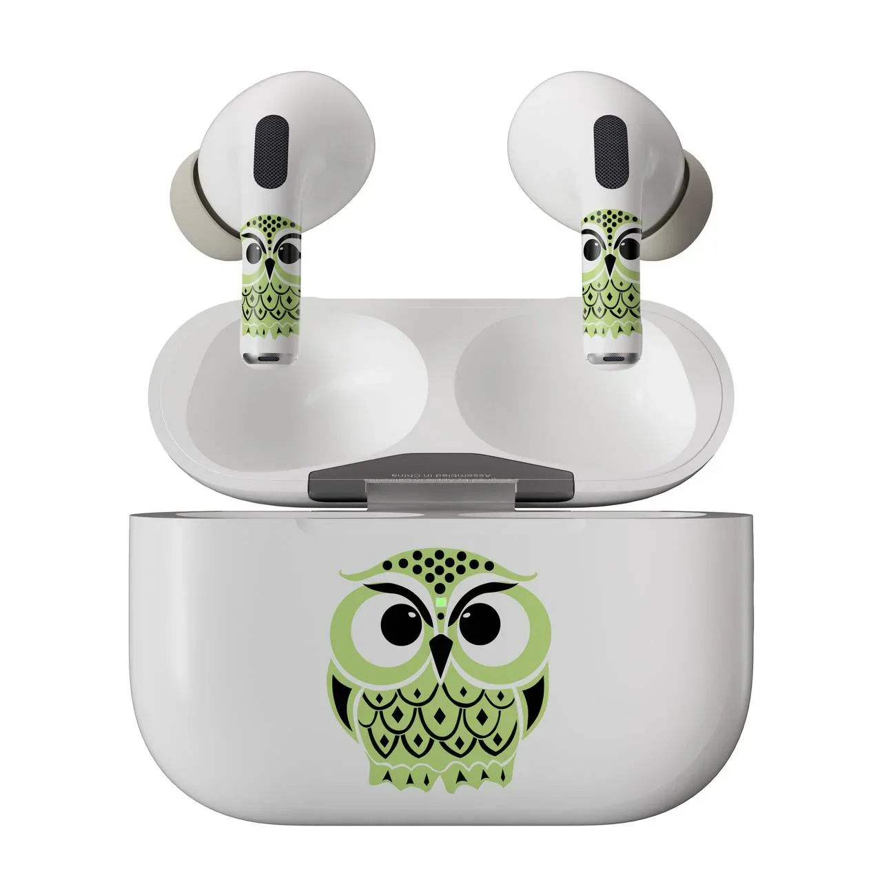 Skin NOA pentru AirPods Pro - Bufnita fosforescenta - Image 2