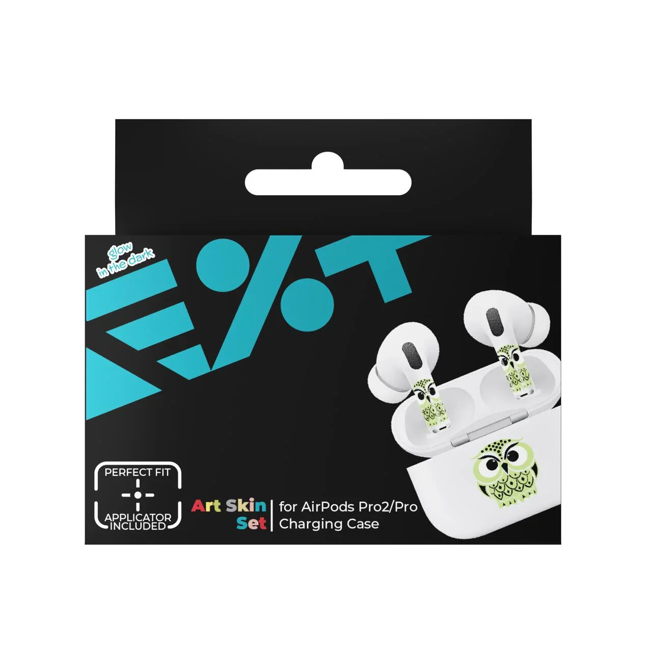 Skin NOA pentru AirPods Pro - Bufnita fosforescenta - Image 8
