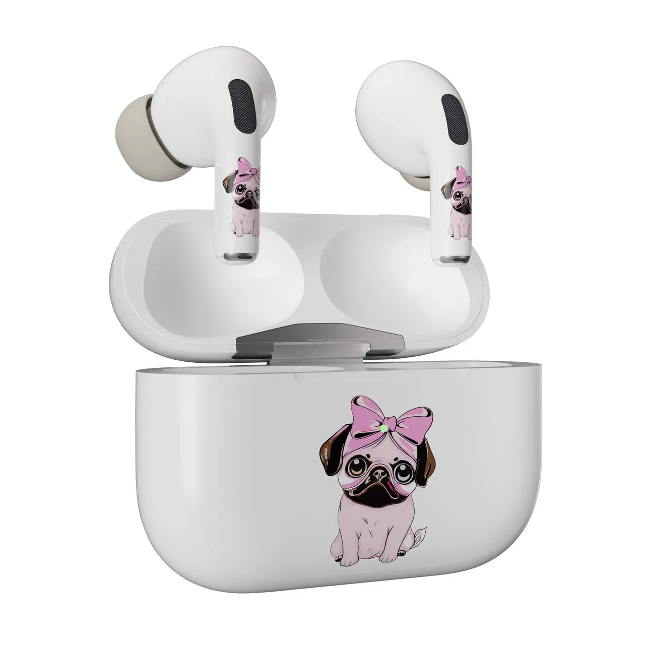 Skin NOA pentru AirPods Pro - Pug Roz - Image 3