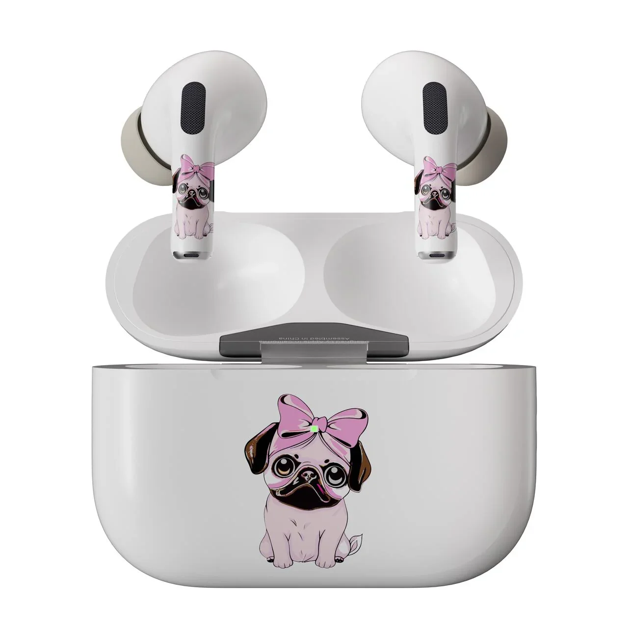 Skin NOA pentru AirPods Pro - Pug Roz - Image 4