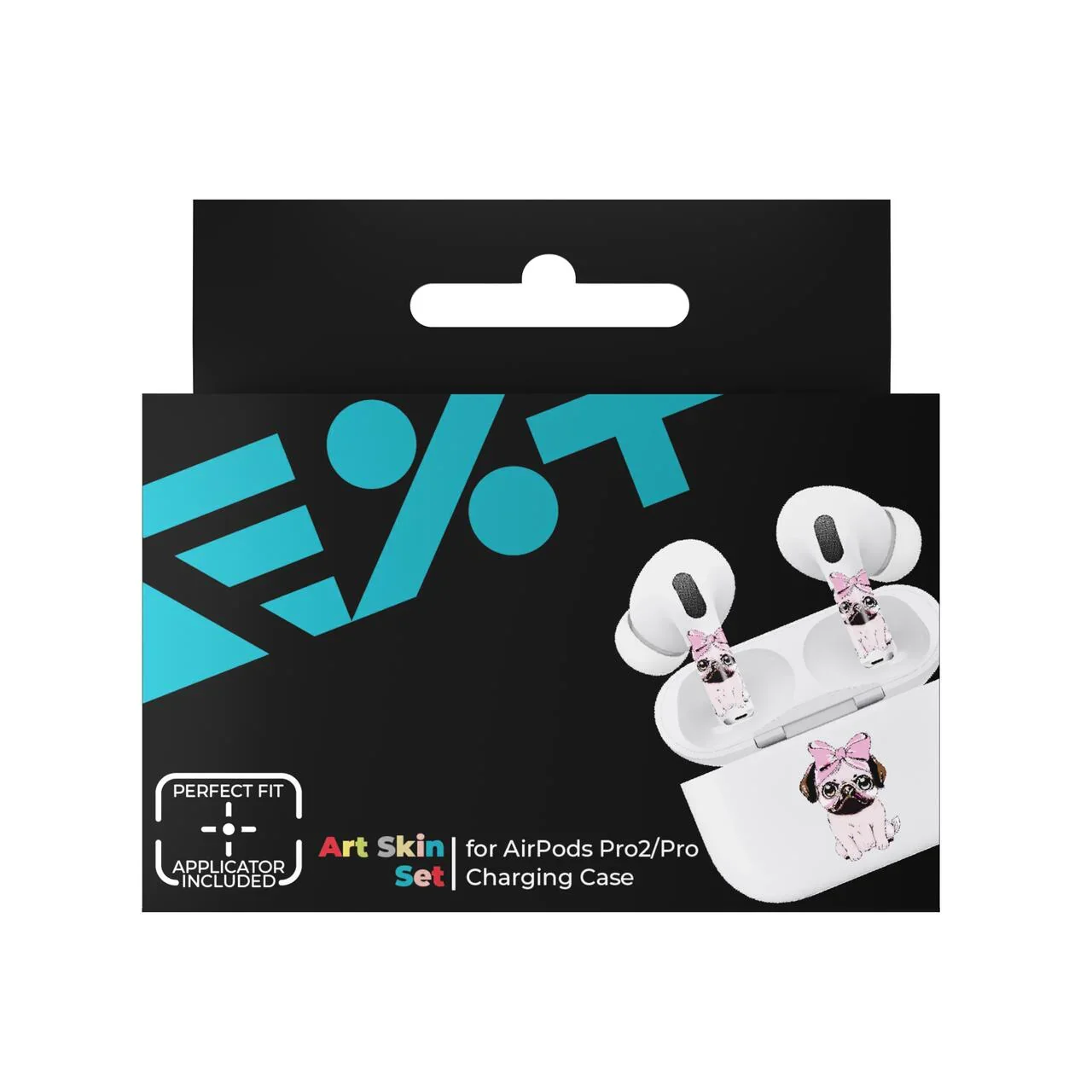 Skin NOA pentru AirPods Pro - Pug Roz - Image 6