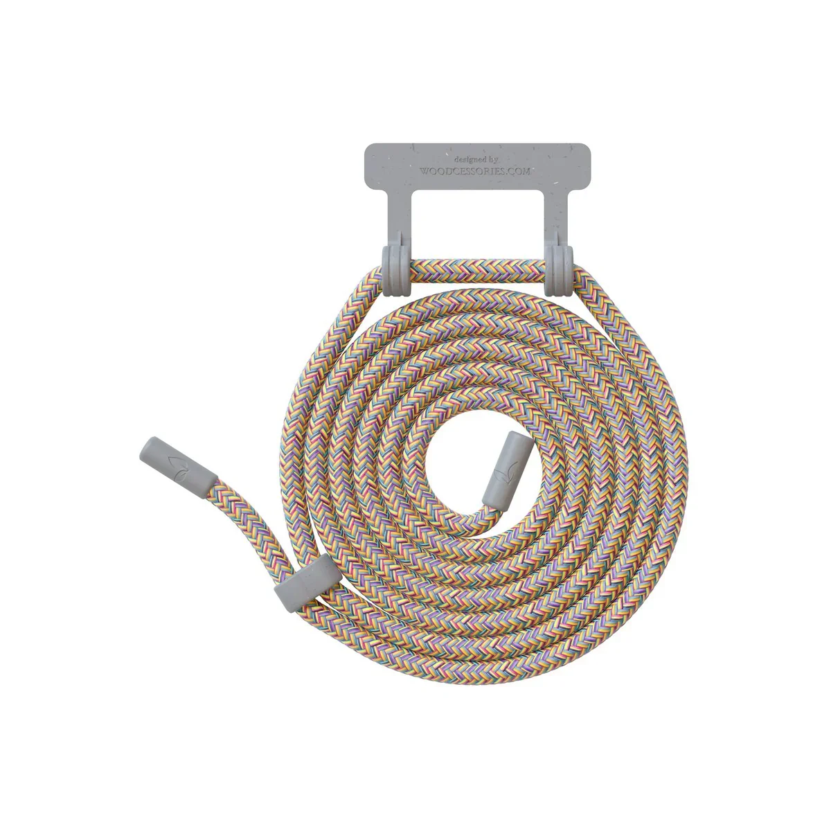 Snur Woodcessories Change Case Lanyard pentru Husa de protectie Woodcessories - Grey-Orange