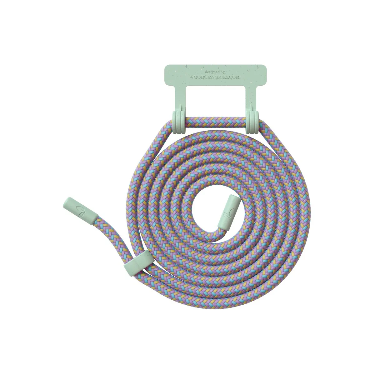 Snur Woodcessories Change Case Lanyard pentru Husa de protectie Woodcessories - Mint-Purple
