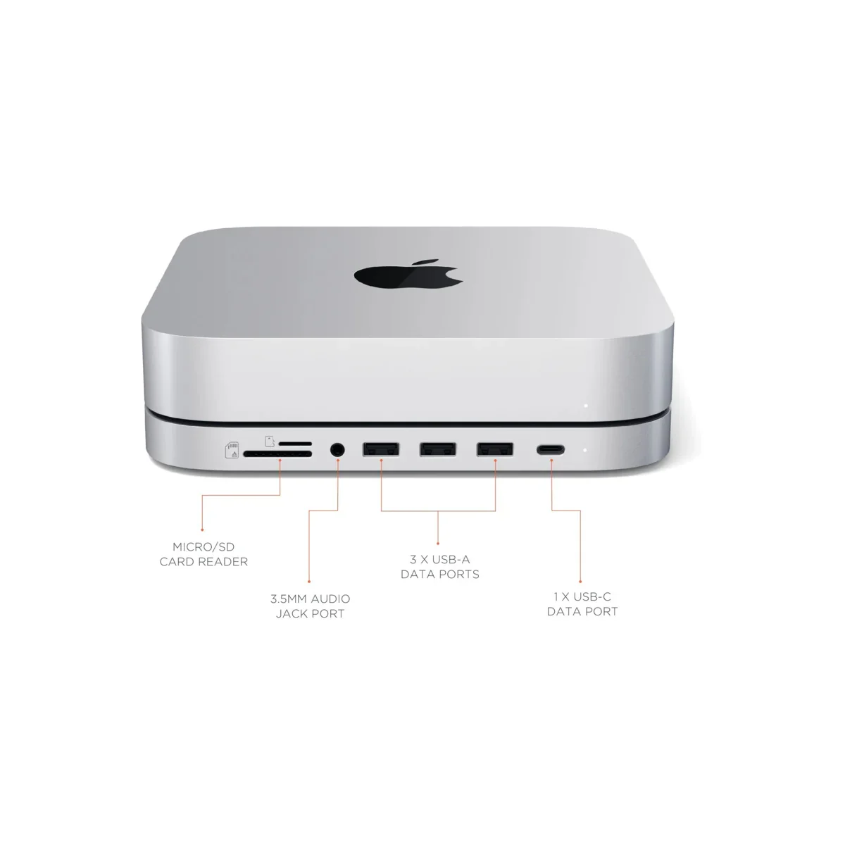 Stand și hub pentru Mac Mini / Studio cu carcasă SSD NVMe - Image 2