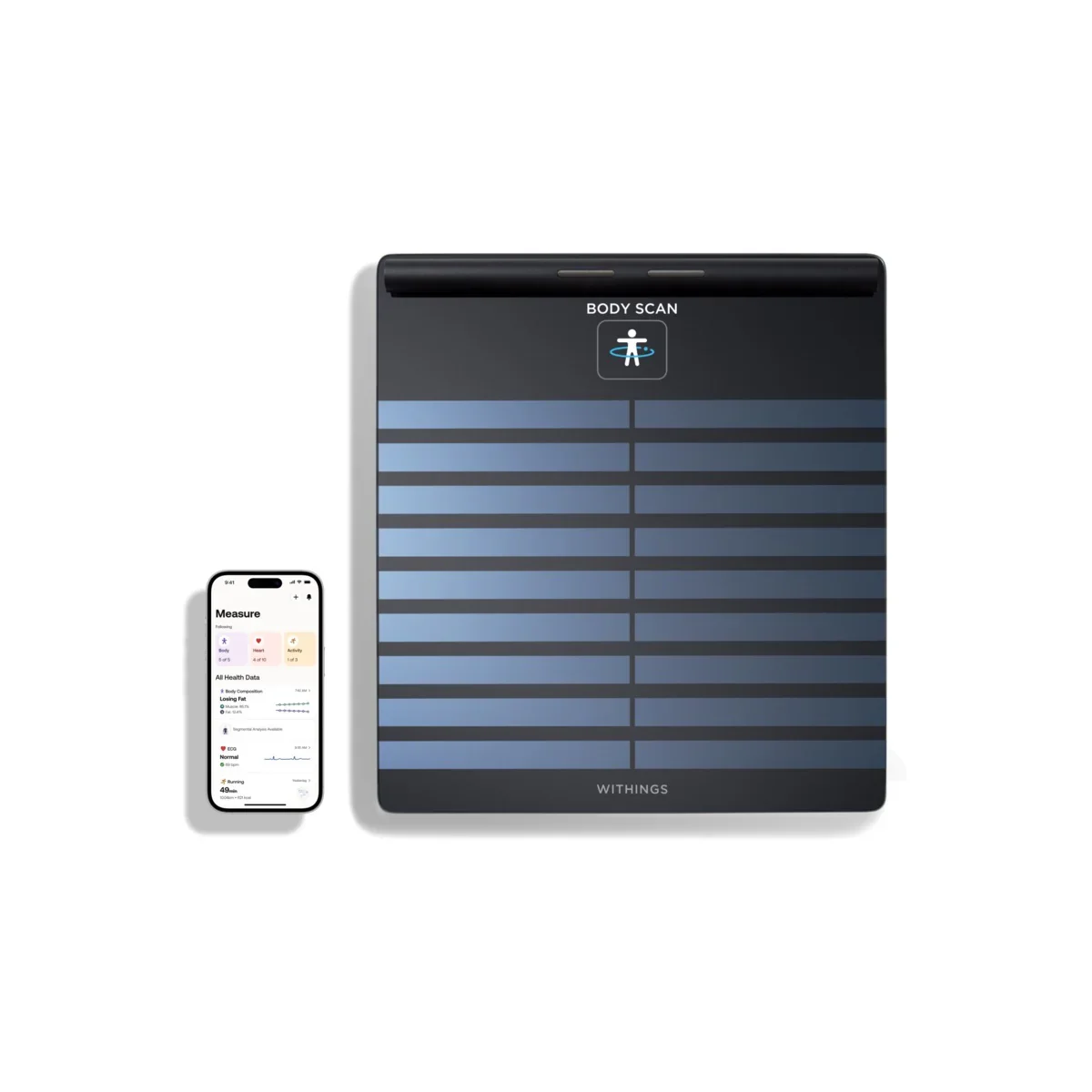 Statie de sanatate Withings Body Scan Connected, Negru