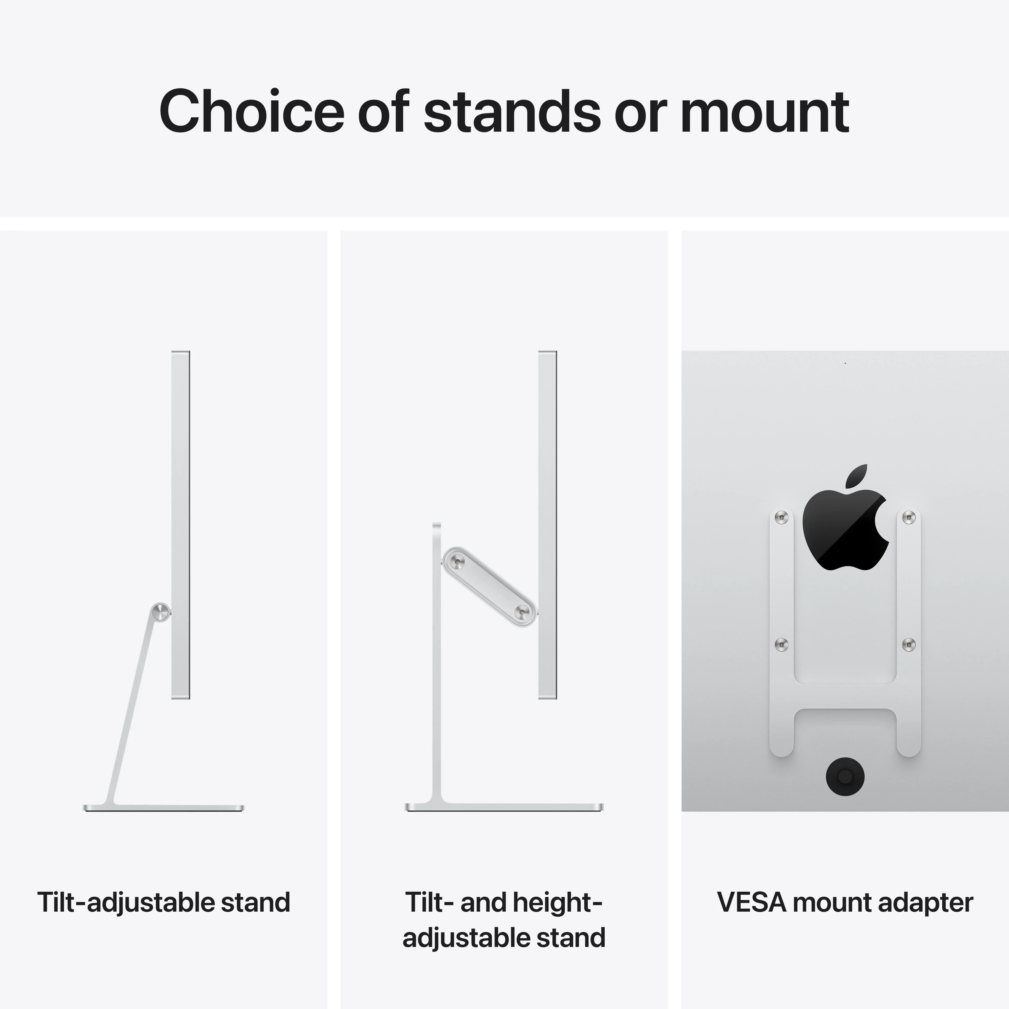 Monitor Studio Display, Sticlă standard, Suport reglabil pe înclinare și înălțime - Image 6