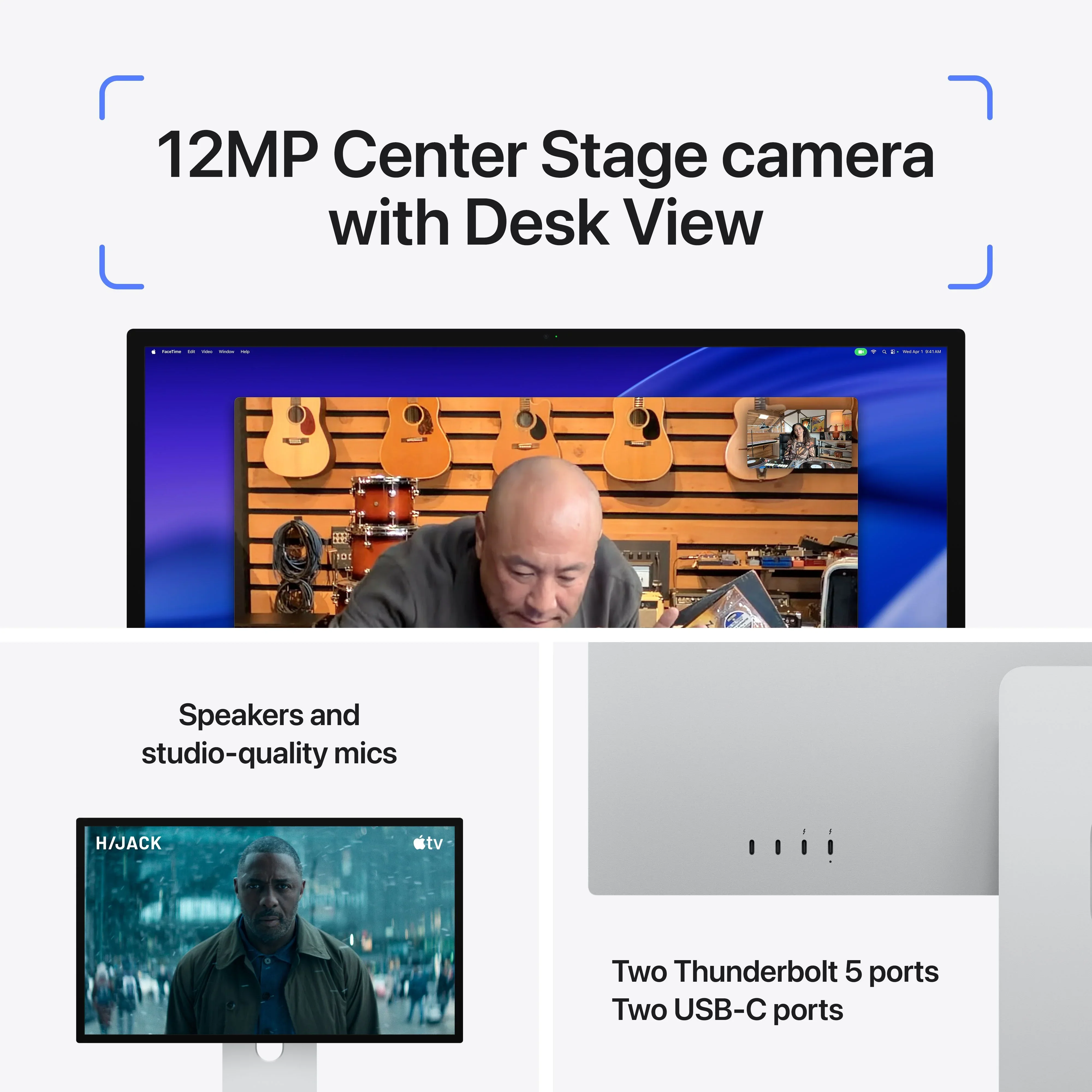 Monitor Studio Display XDR, Sticlă nano-texturată, Suport reglabil pe înclinare și înălțime - Image 5