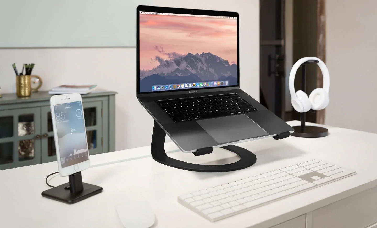 Suport Twelve South Curve pentru MacBook si laptopuri, Negru - Image 3