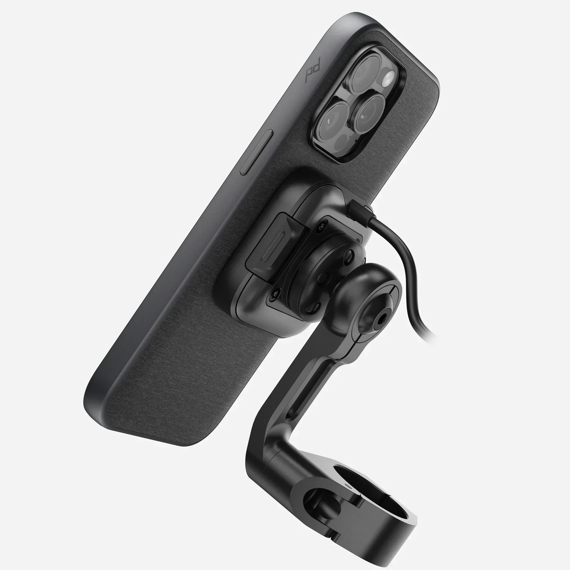 Suport motocicleta Peak Design cu incarcare wireless, Negru - Image 4