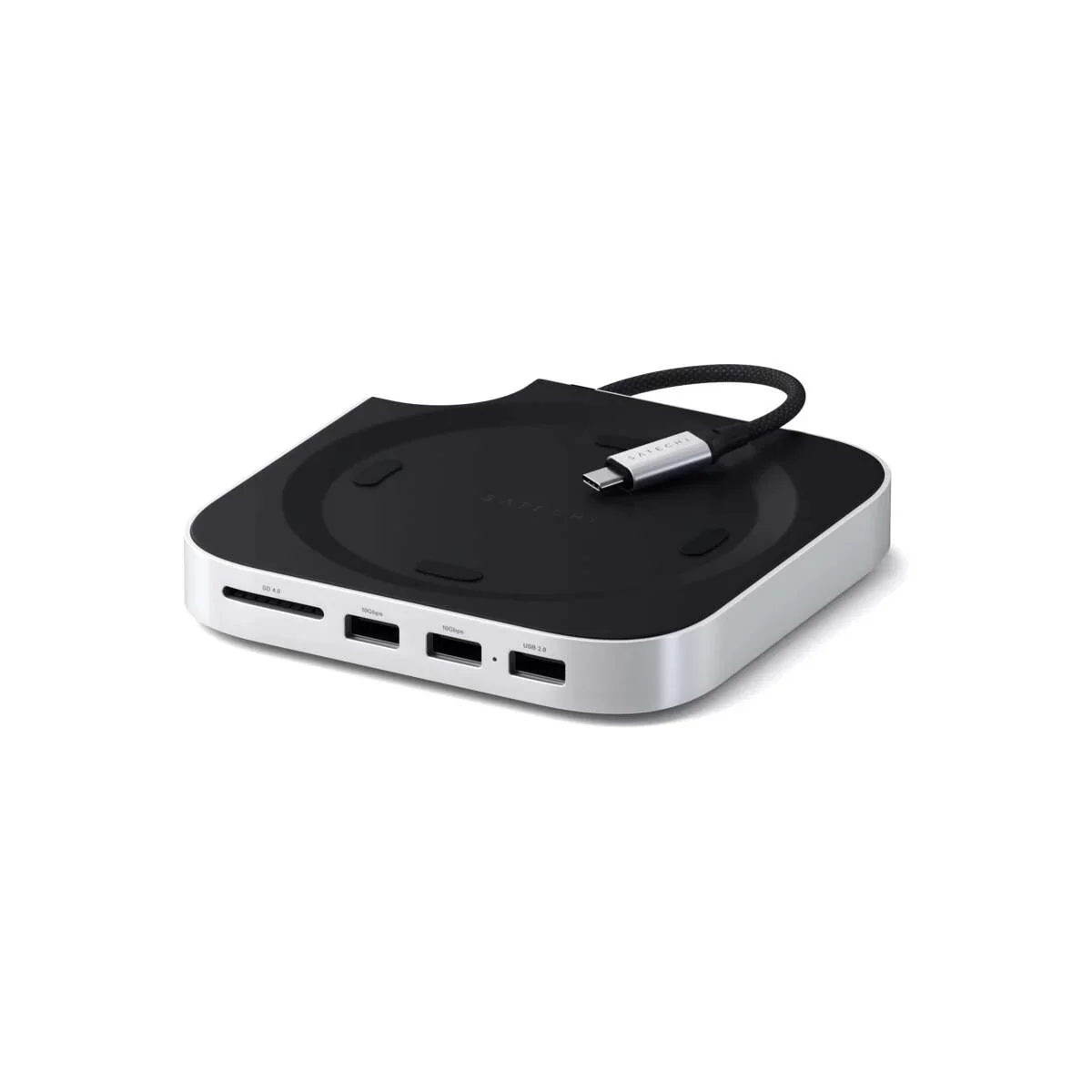 Suport și hub pentru Mac Mini M4 cu carcasă SSD