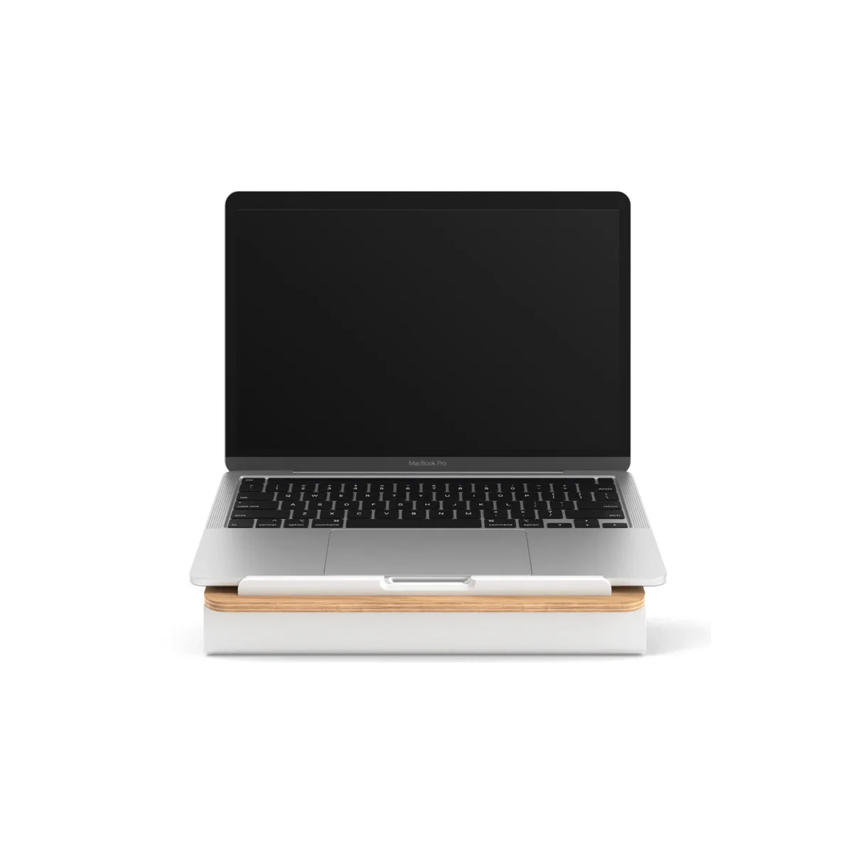 Suport Woodcessories pentru laptop Oat/White - Image 4