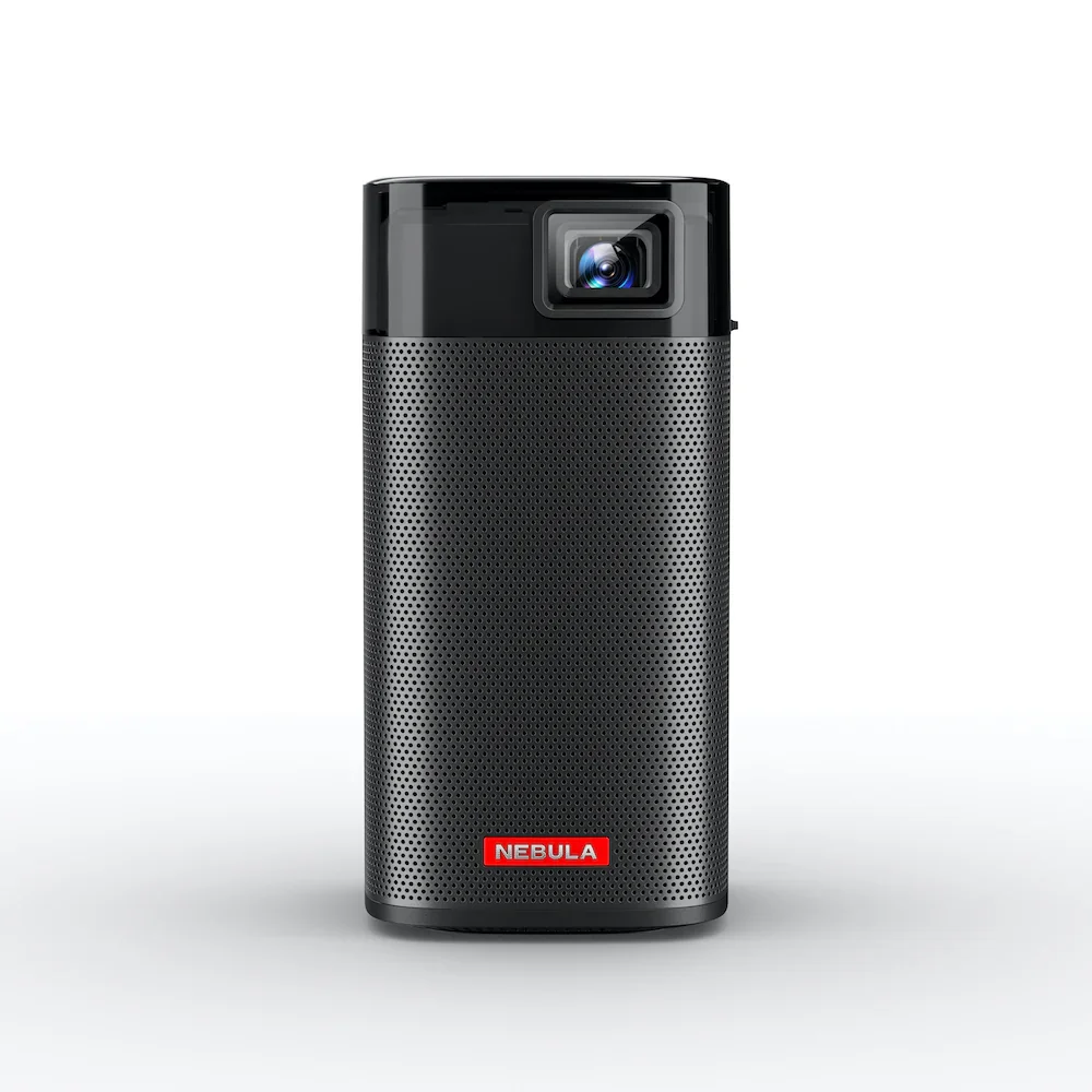 Videoproiector portabil Anker Nebula Apollo, Wi-Fi, 200 ANSI Lumens, DLP, Android TV, AutoFocus, Difuzor 6W, Negru