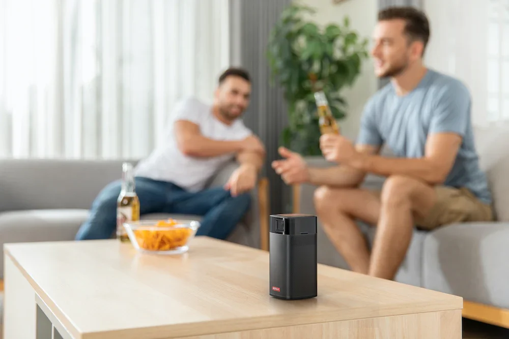 Videoproiector portabil Anker Nebula Apollo, Wi-Fi, 200 ANSI Lumens, DLP, Android TV, AutoFocus, Difuzor 6W, Negru - Image 6