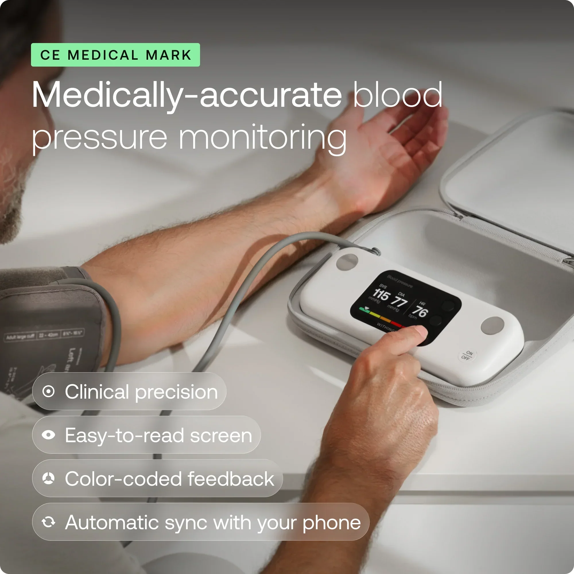 Withings Tensiometru inteligent cu ecran BPM Vision - Image 5