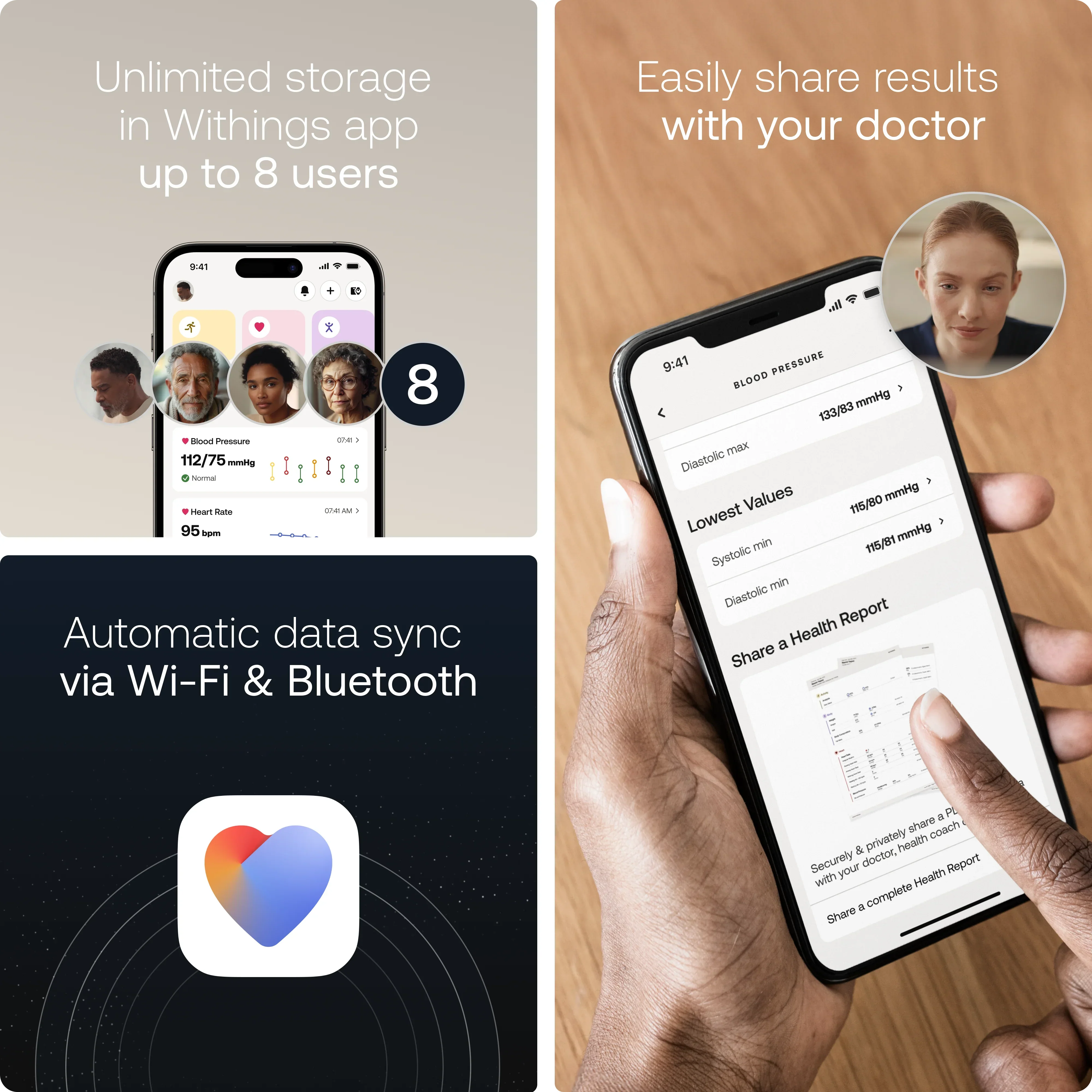 Withings Tensiometru inteligent cu ecran BPM Vision - Image 9